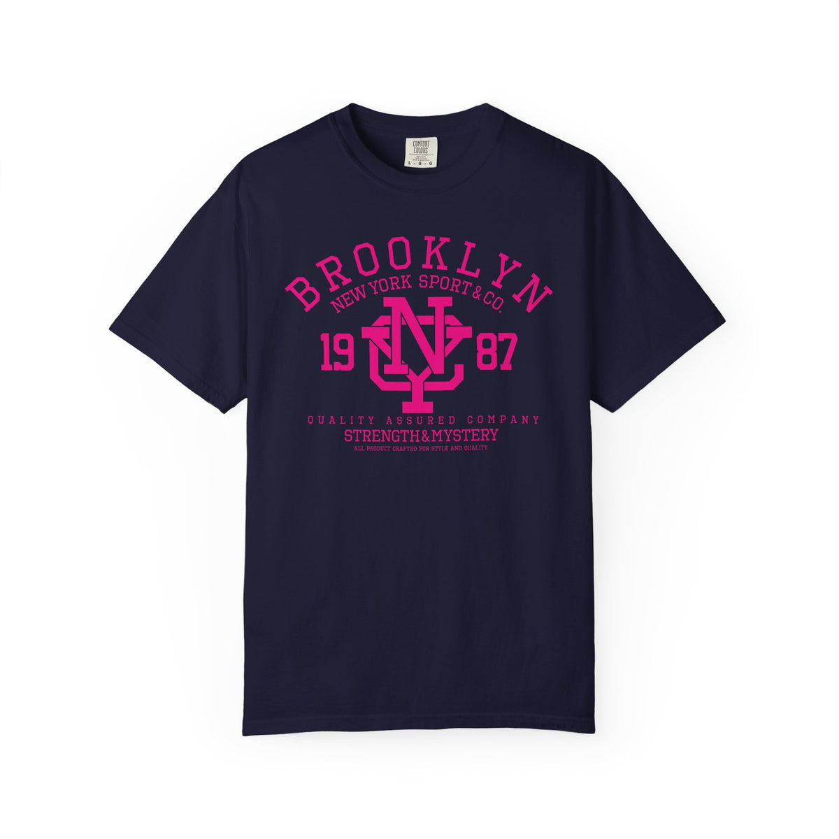 Brooklyn 1987 Athletic Logo Unisex Comfort Colors Garment-Dyed Heavyweight 100 Cotton Art Design T-Shirt w11