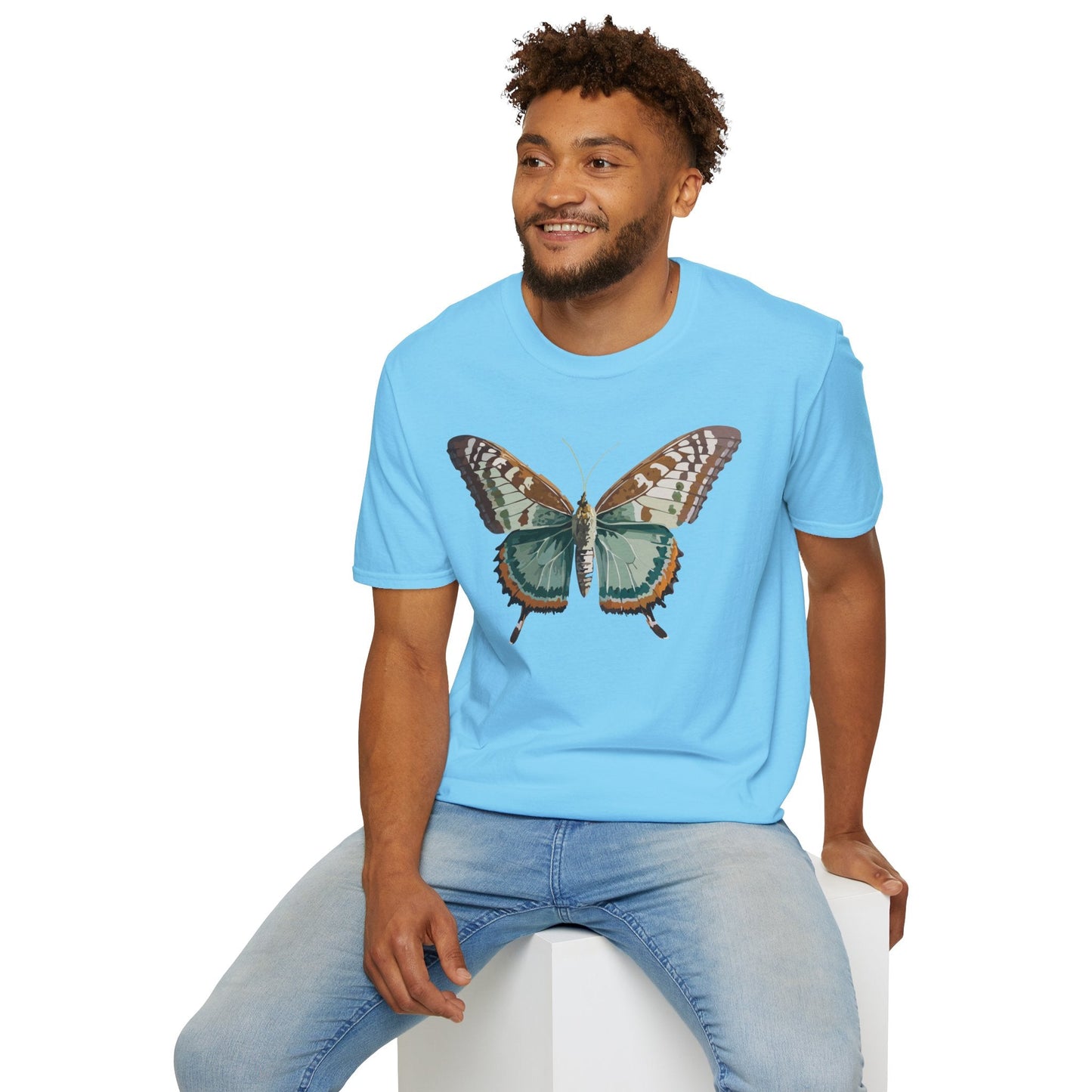 Butterfly Monarch Shirt Unisex Gildan Softstyle 64000 T Shirt 100 Percent Cotton