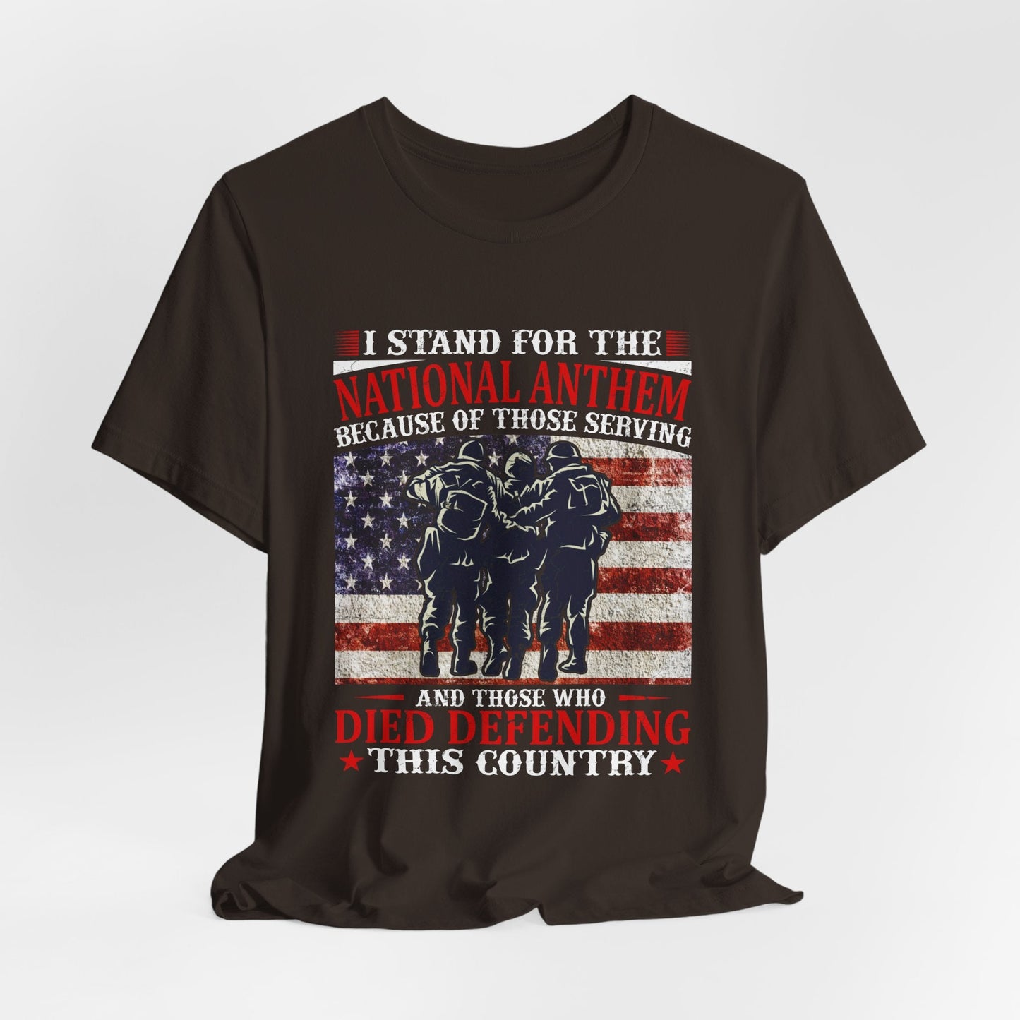Army Veteran Patriotic Graphic Design Unisex Cotton T-Shirt v36