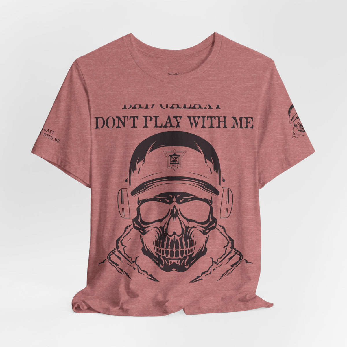 Skull Rock Graphic Unisex Cotton Bella+Canvas Tee with Art Design b43