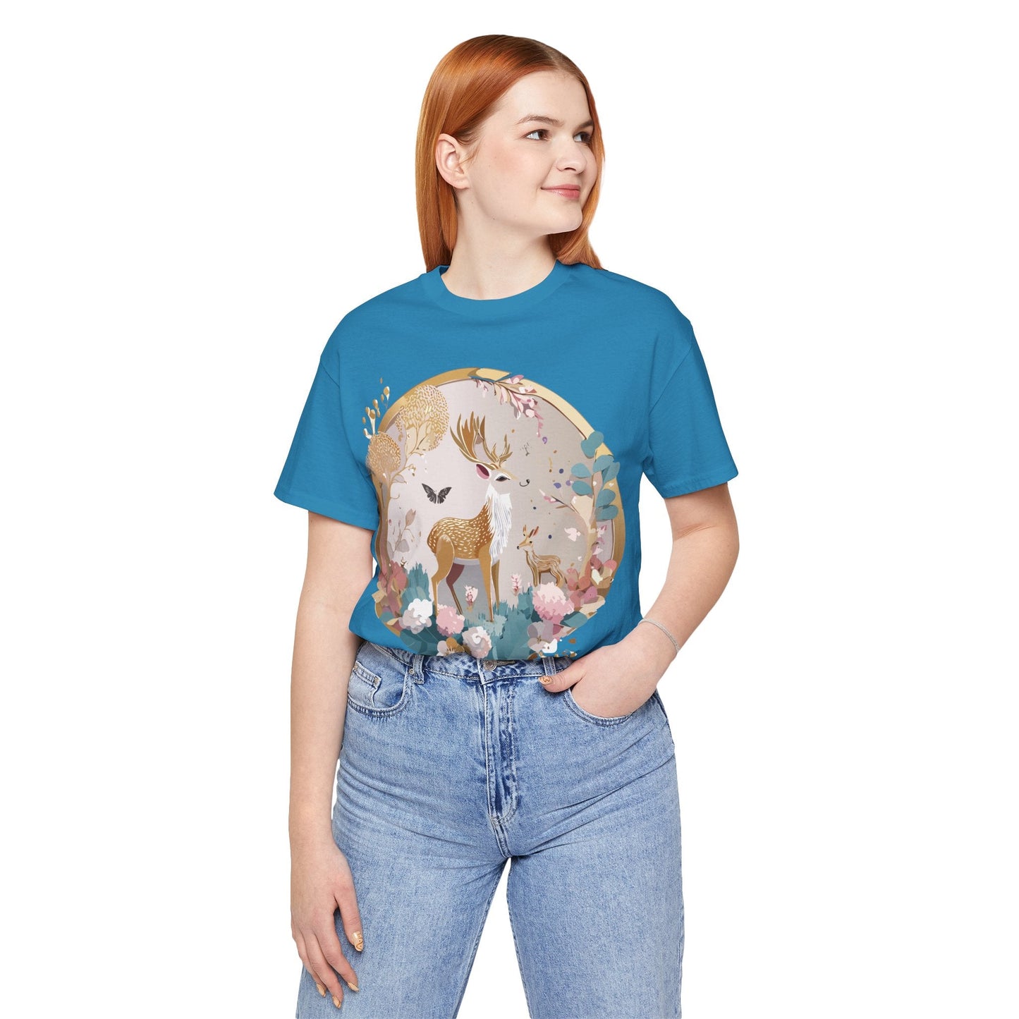 Medallion Graphic T Shirt Unisex Adelpha Vintage Inspired Artwork Short Sleeve Tee