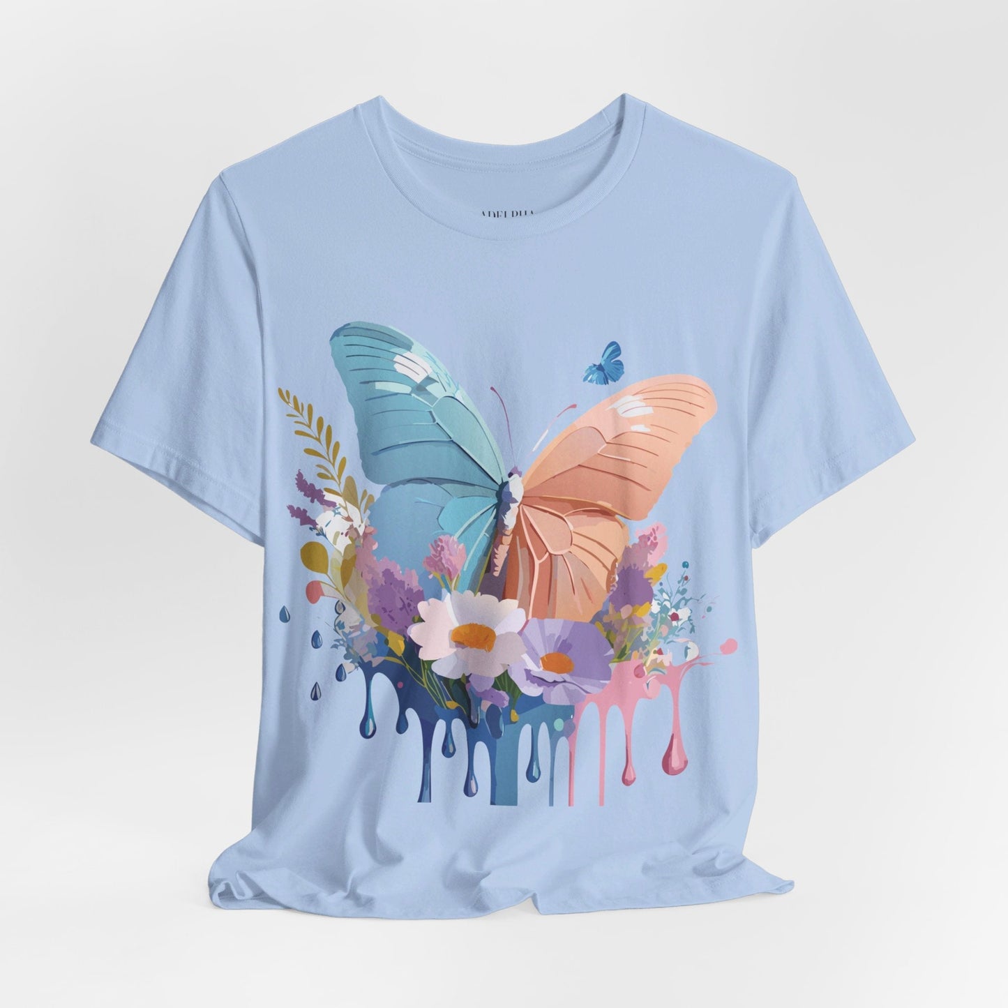 Butterfly Graphic Tee By Adelpha Unisex Vintage Inspired Art Shirt