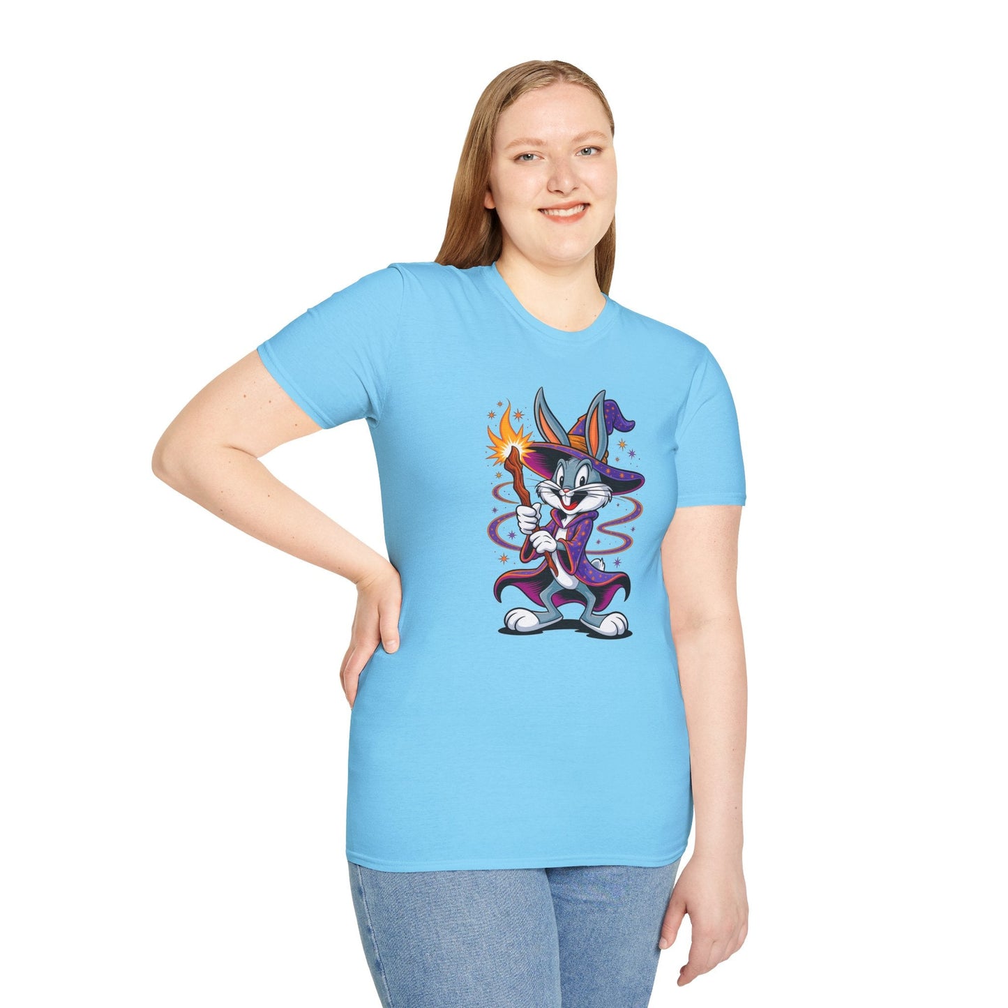 Bugs Bunny T Shirt Unisex Softstyle Gildan 64000 Cartoon Tee With Classic Design Art