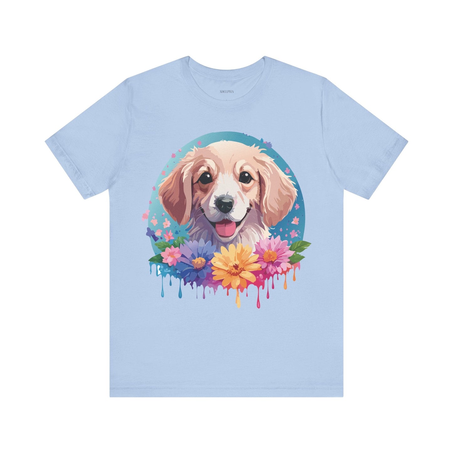 Dog Shirt Unisex Graphic Tee With Original Adelpha Artwork Jersey Short Sleeve Casual Look