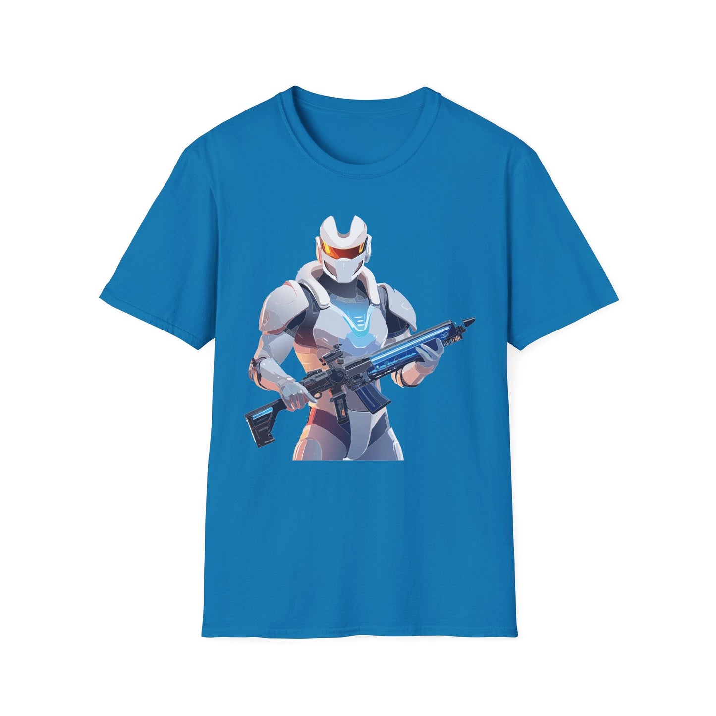 Robocop T Shirt Unisex Gildan Softstyle 64000 100 Percent Ring Spun Cotton Tee With Artwork