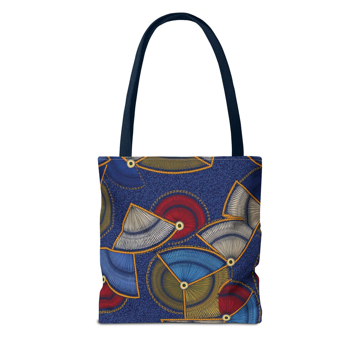 Denim Fabric Imitation Print Unisex Canvas Bag Poly Spun 3 Sizes Tote Bag 142