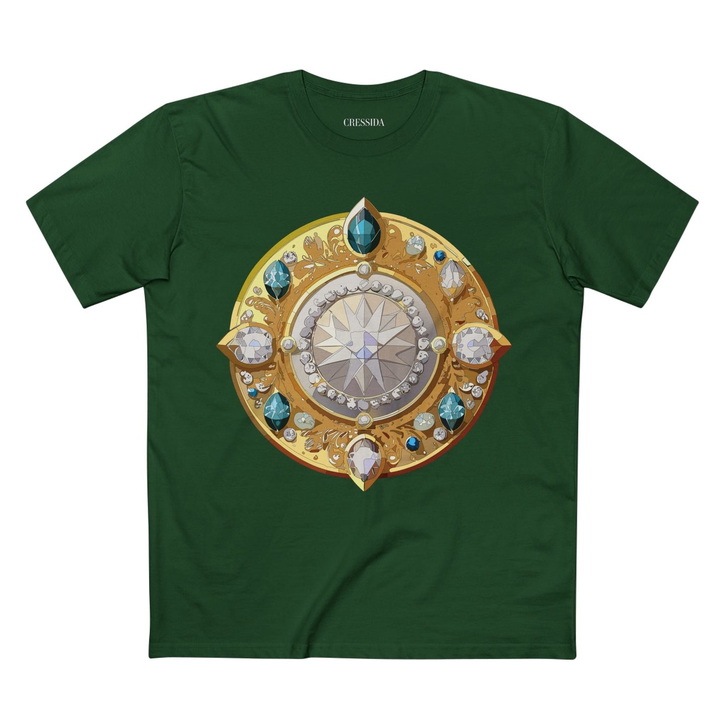 Medallion Graphic T-Shirt Unisex 100 Cotton With Gold Art Design Medal Tee 11