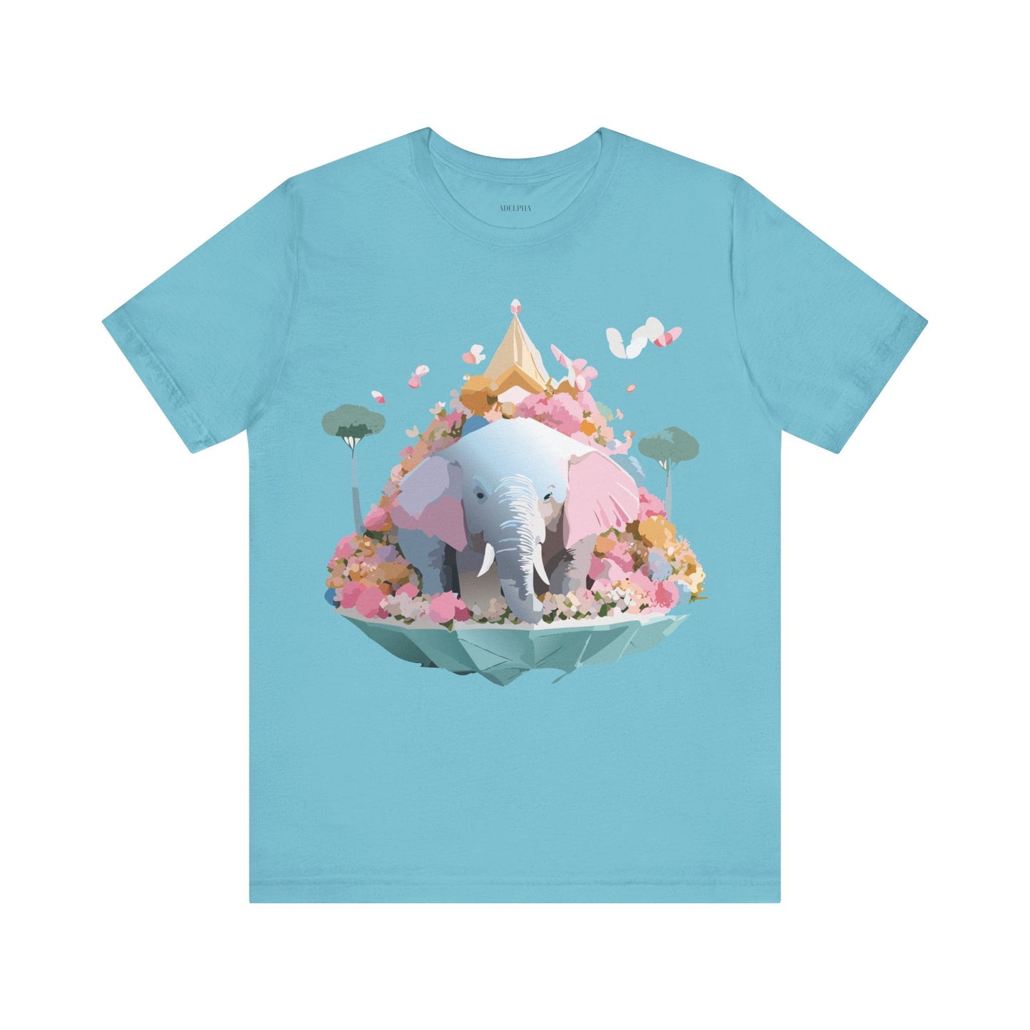 Elephant Graphic Tee Unisex Jersey Short Sleeve Adelpha Vintage Inspired Artwork