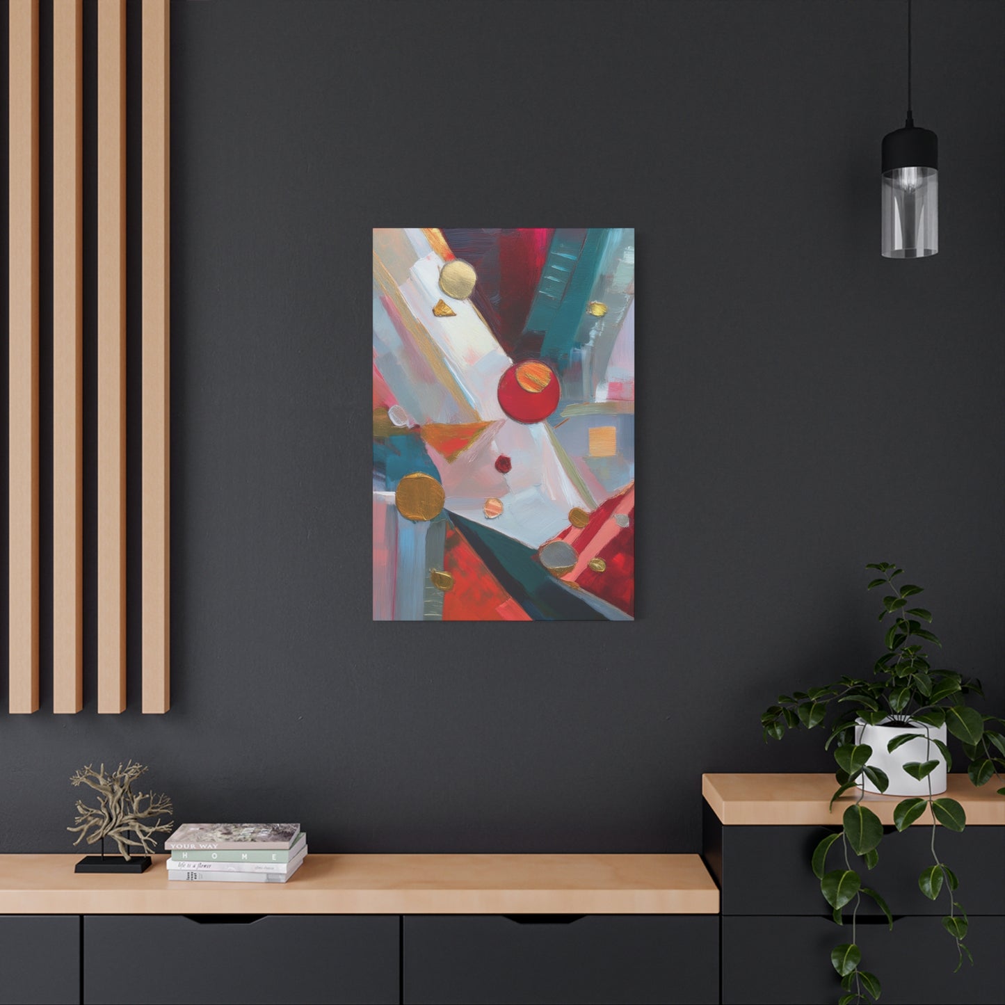 Abstract Oil Painting Print Canvas 20x24,20x30,24x30 24x32,24x36,30x40 32x48,36x48,40x60 Pine-Wood Inner Frame ABS-168