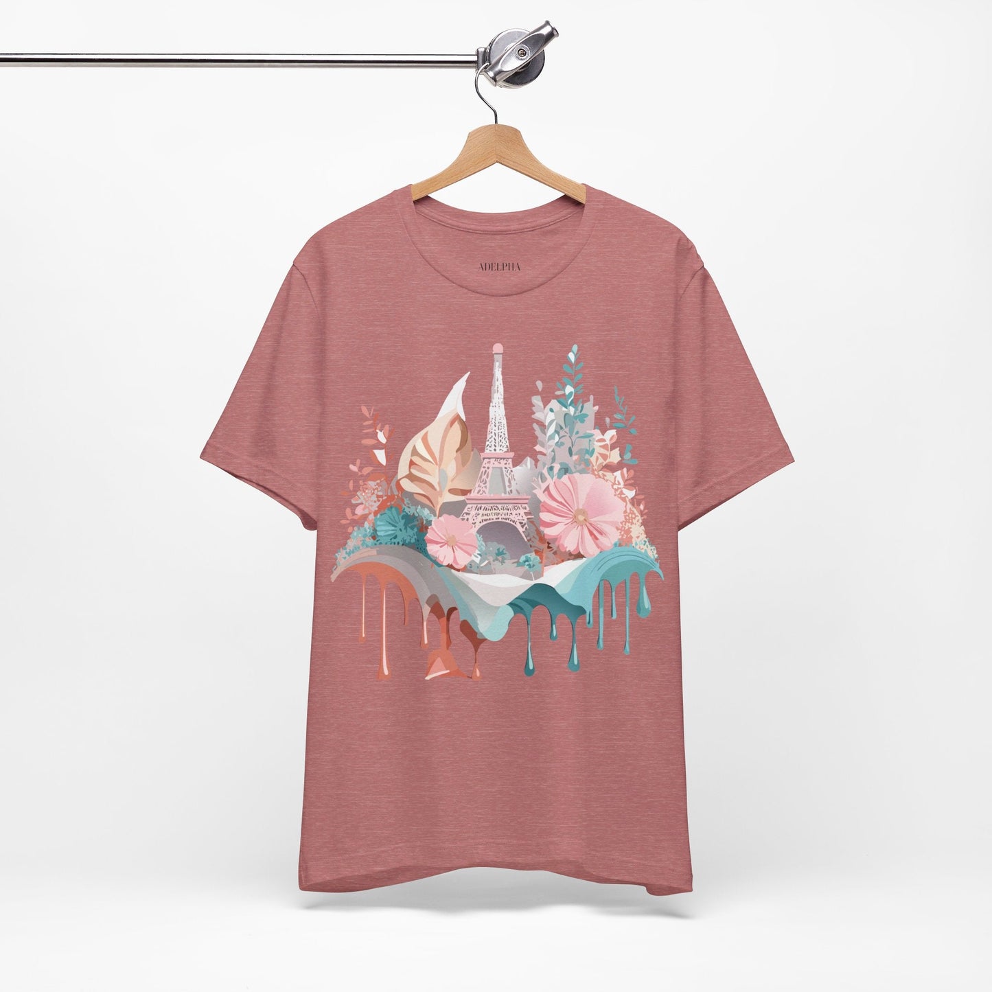 Adelpha Paris Graphic Tee Unisex Short Sleeve Shirt Vintage Art Design Premium Artwork