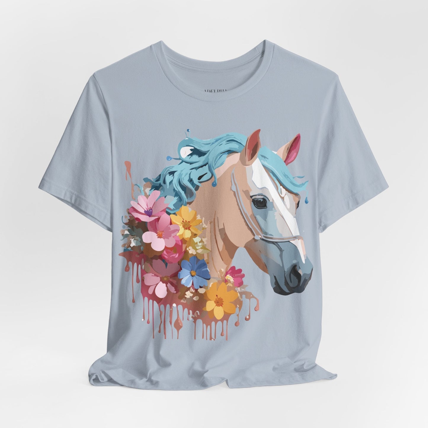 Horse Graphic Unisex 100 Cotton Vintage Animal Art T-Shirt 17