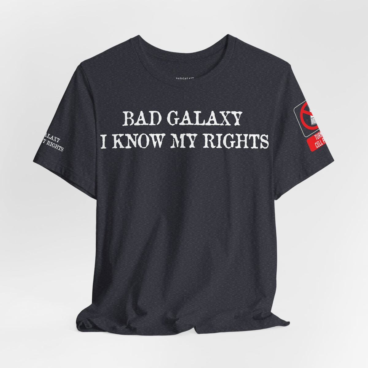 Art Red Stamp Graphic Unisex Cotton Bella+Canvas Tee with Art Design b99