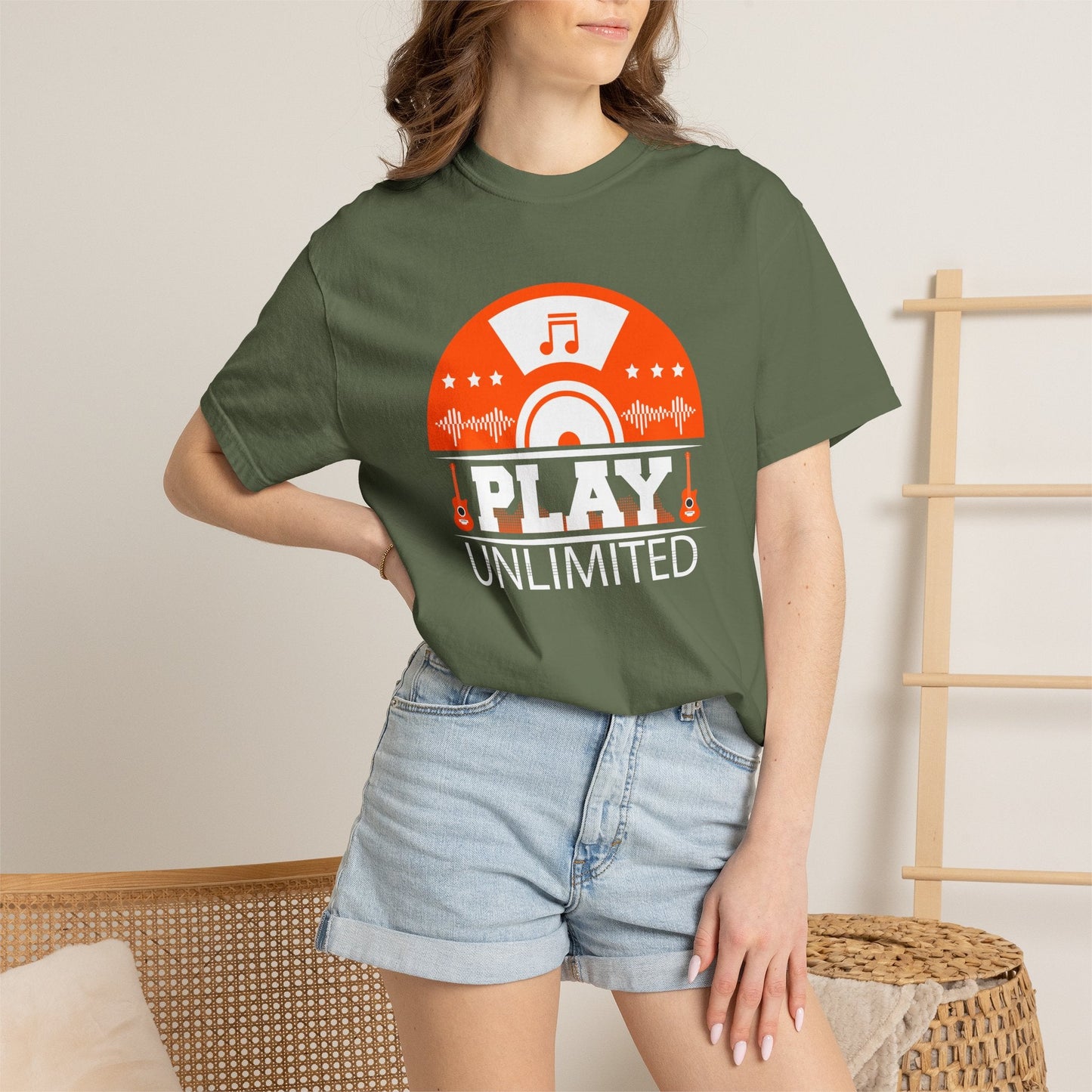Music Graphic Design Unisex Cotton T-shirt 079