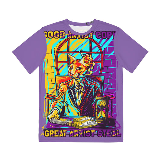 Be3 Fun Graphic T-Shirt, Art Design Poly Shirt, All Over Print Graphic Tee, Funny Print T-Shirt, Funny Animals Tees