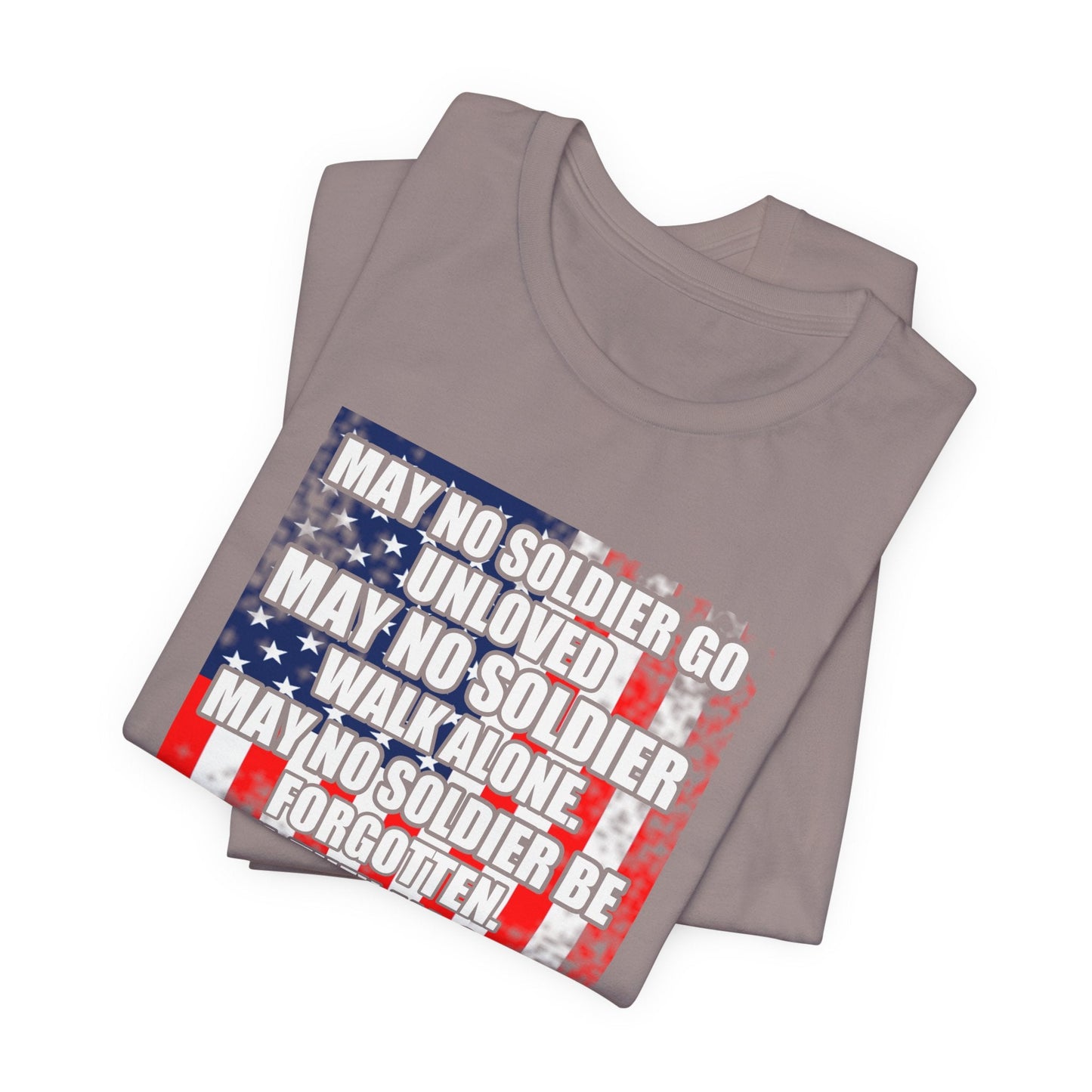 Army Veteran Patriotic Graphic Design Unisex Cotton T-Shirt v49