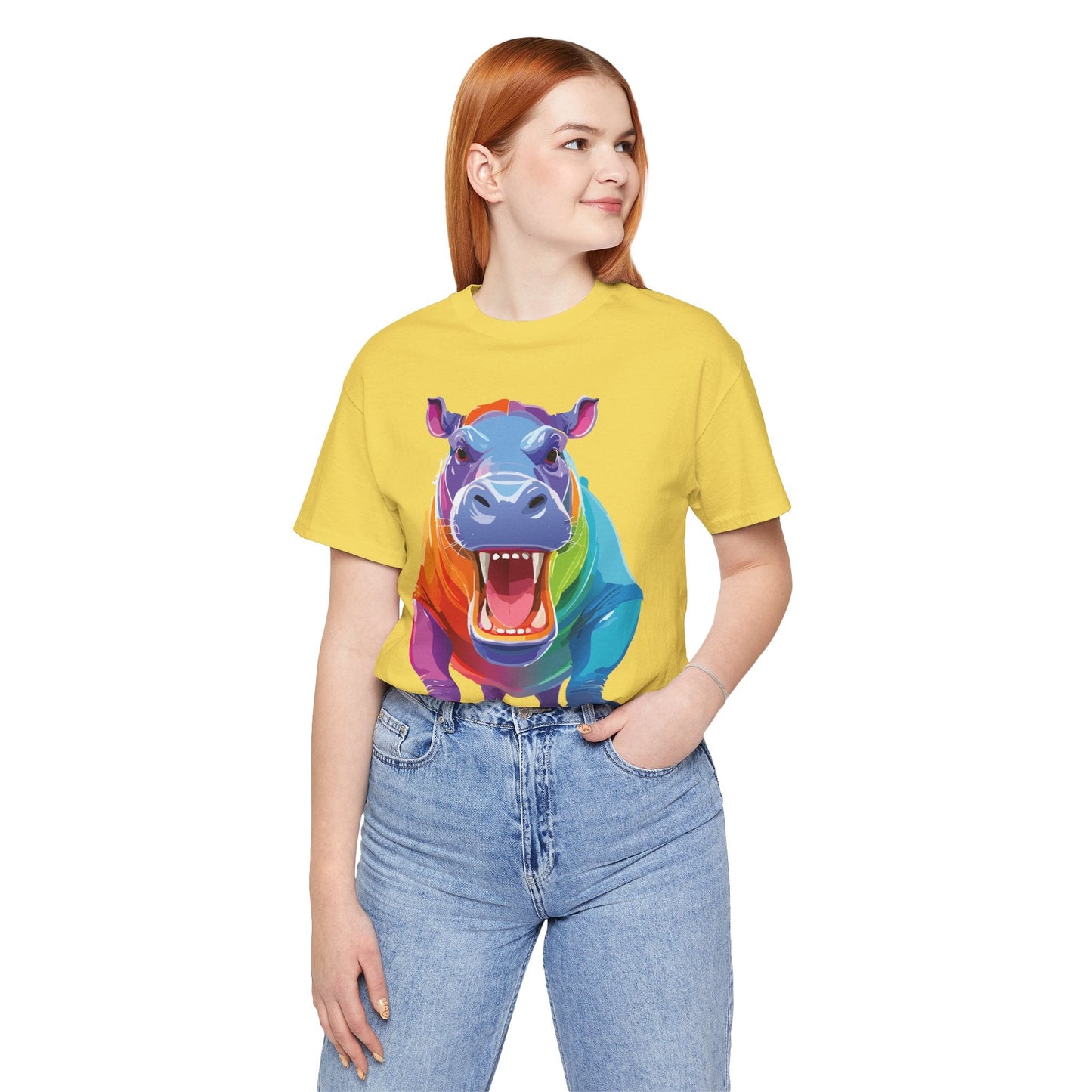 Unisex Animal Tee Shirt With Art Design Wild Animals Graphic Tee For Men Women All Sizes