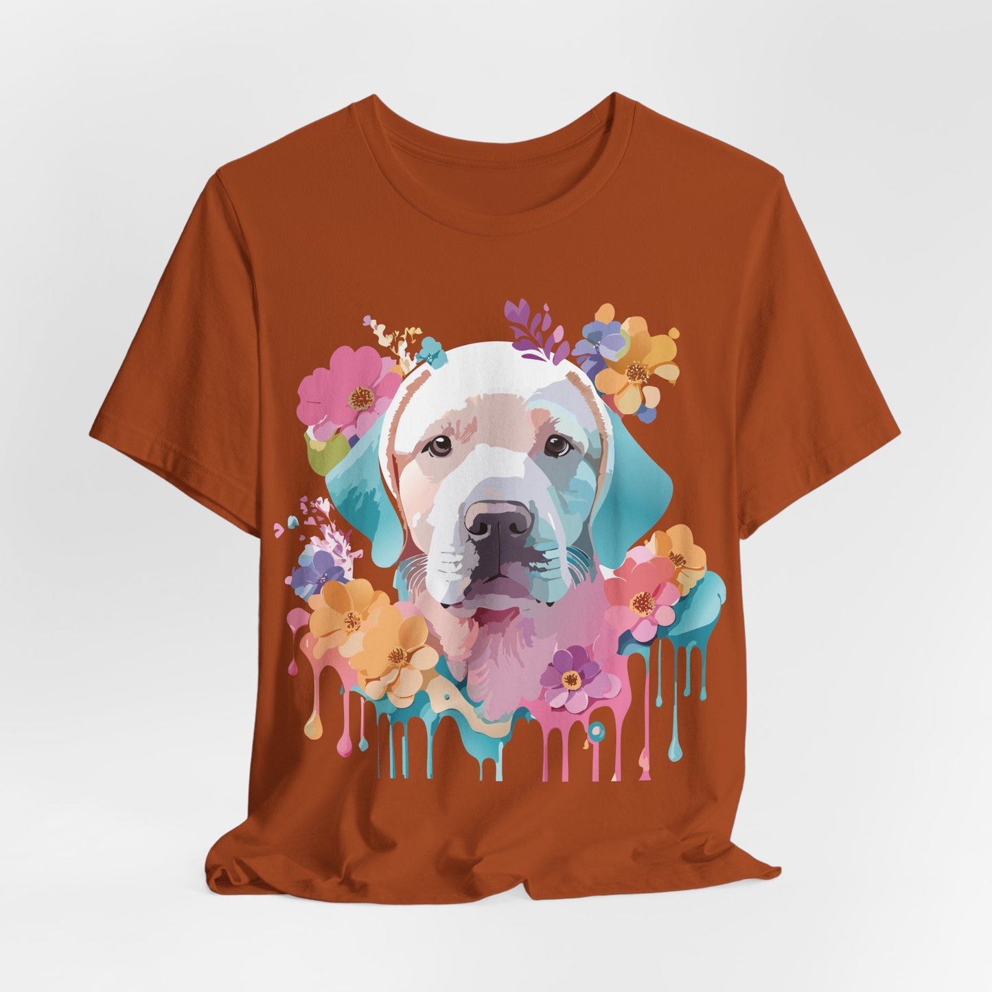 Dog Graphic Tee Unisex Vintage Inspired Art Design Adelpha Short Sleeve Jersey Shirt