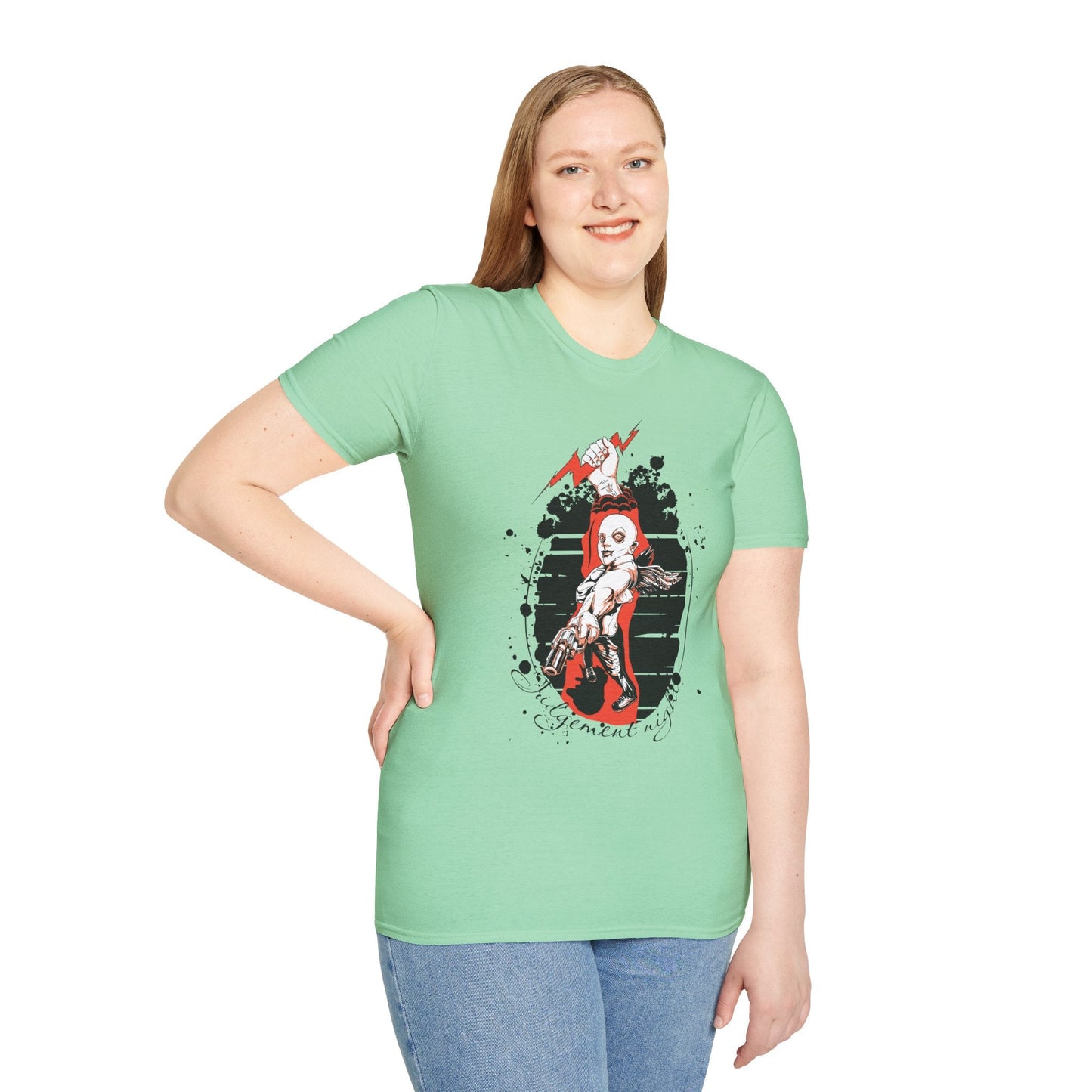 Gildan Softstyle Art Design Graphic Tee Shirt Unisex 100 Percent Ring Spun Cotton