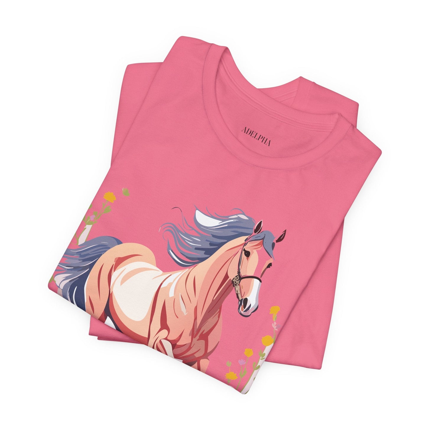 Horse Graphic Unisex 100 Cotton Vintage Animal Art T-Shirt 9