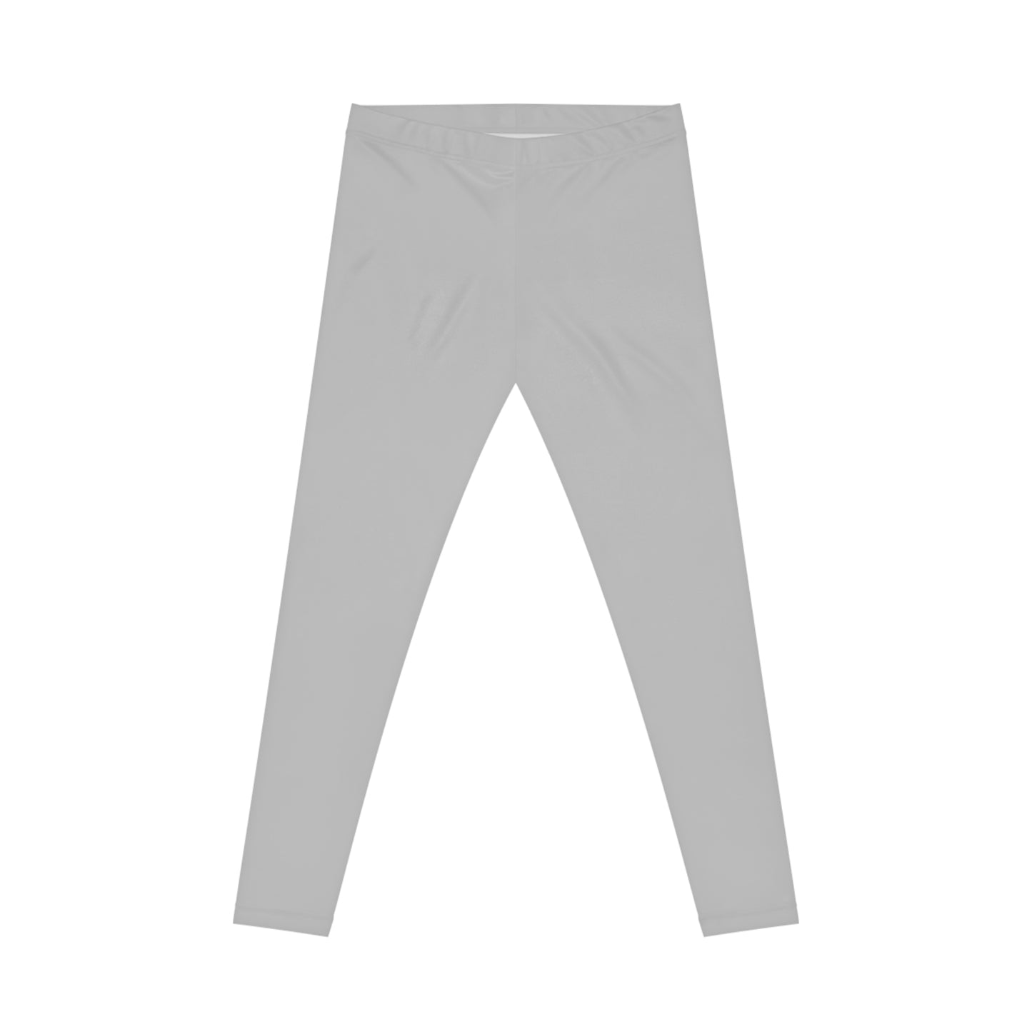 Silver 2 Color Women's Poly-Span Casual Leggings Print Everyday Activewear Pants