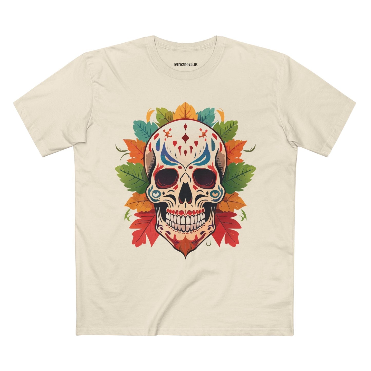 Skull Shirt Skeleton Tee SS-12 Unisex Premium Cotton Original Art Design Retro2Nova