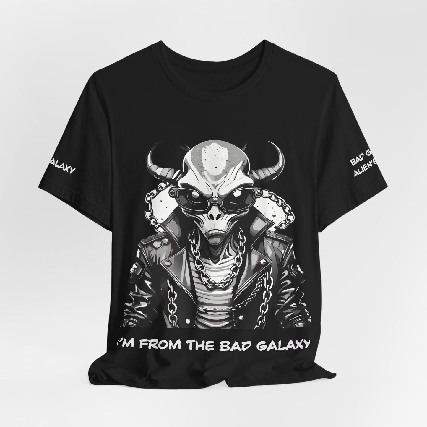Alien Tee Shirt From Bad Galaxy 100 Cotton Made To Order With Eco Friendly Inks Free Shipping
