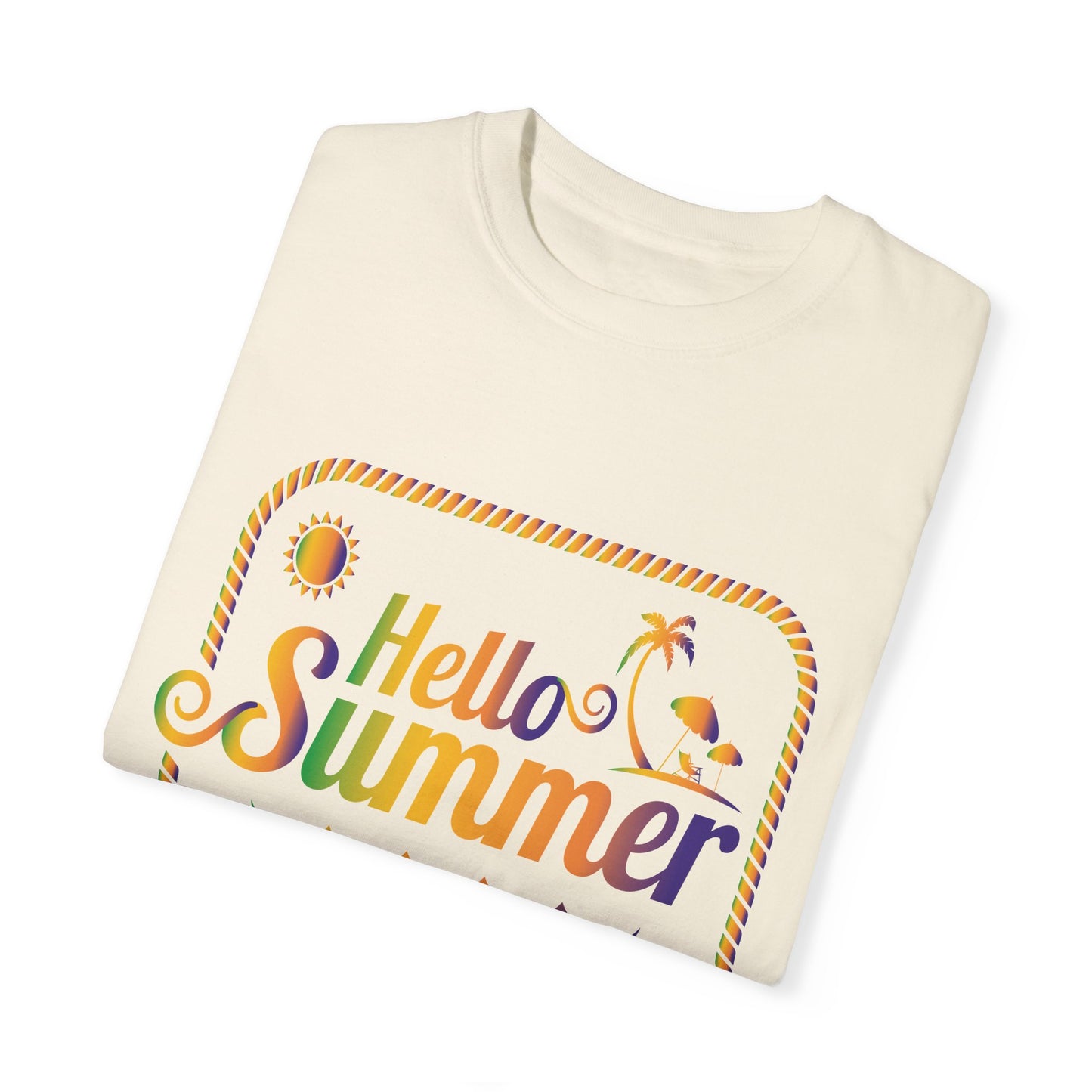 Unisex T-shirt with summer design