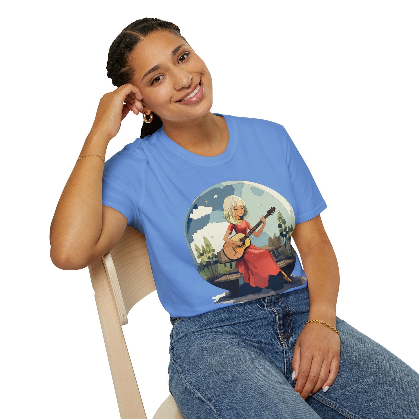Womens Graphic T Shirts Art Design Shirt Unisex Softstyle Cotton Tee Quality Comfort Everyday Style