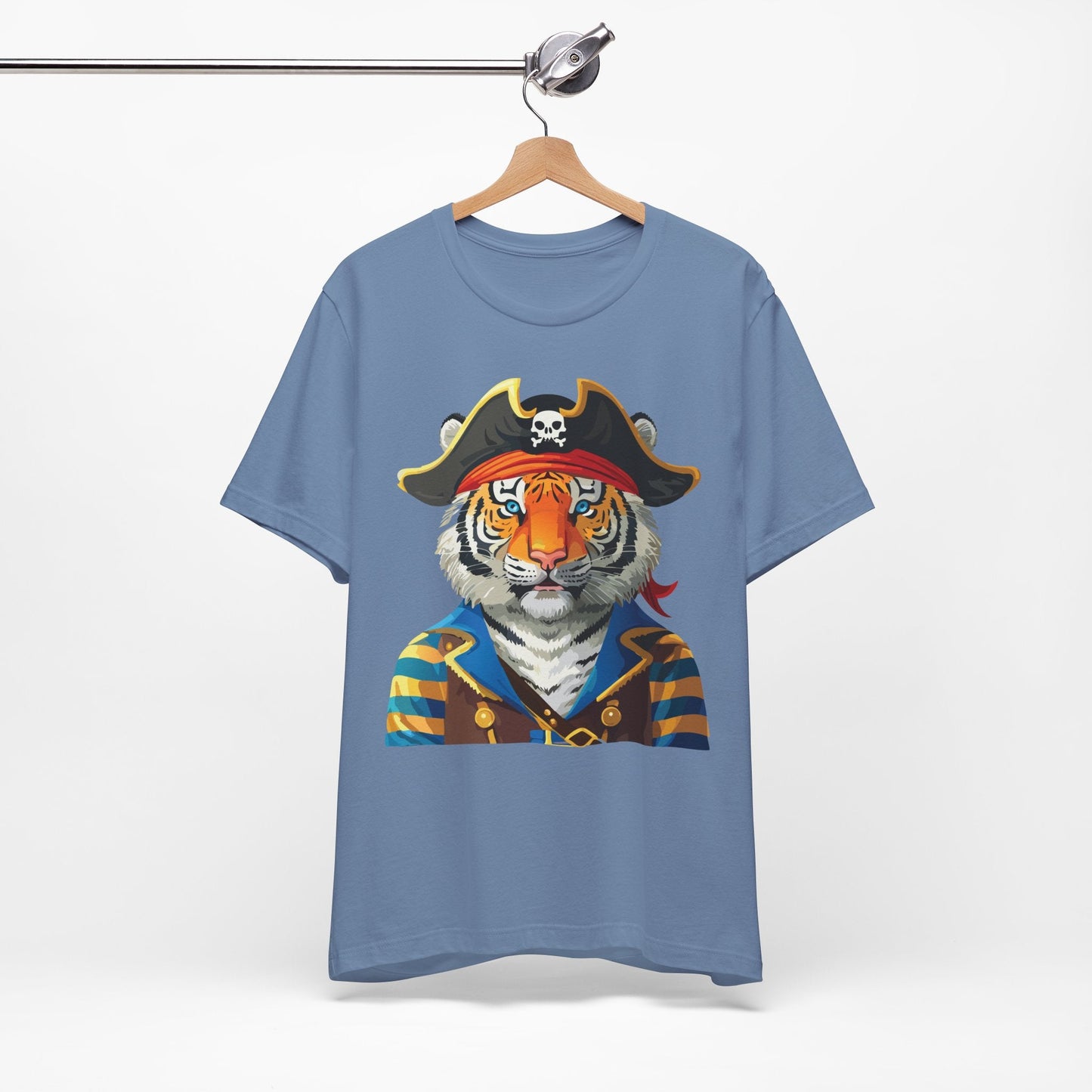 Unisex Animal Tee Shirt Art Design With Wild Animals Gildan Softstyle Cotton T Shirt