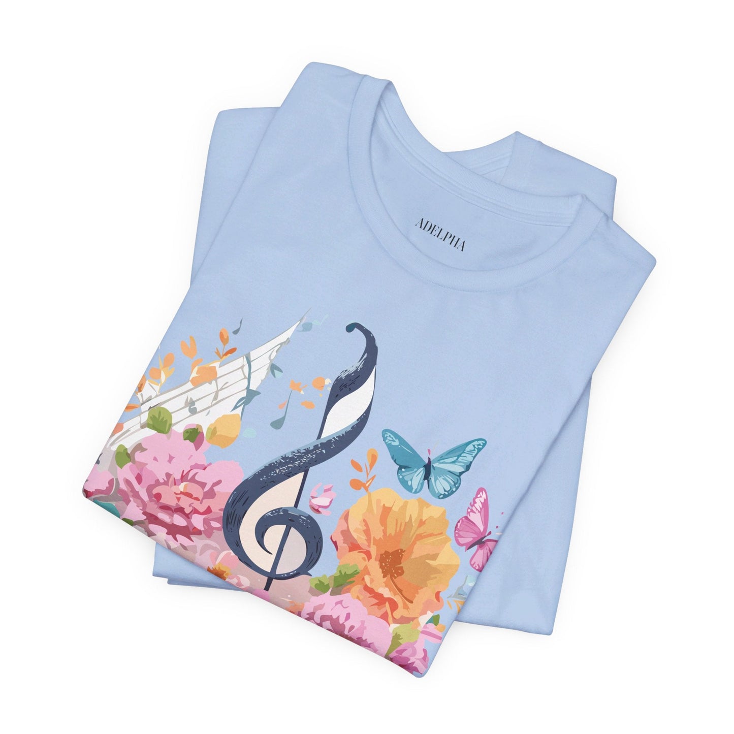 Adelpha Graphic T Shirt Unisex Jersey Short Sleeve Vintage Inspired Artwork Music Tee