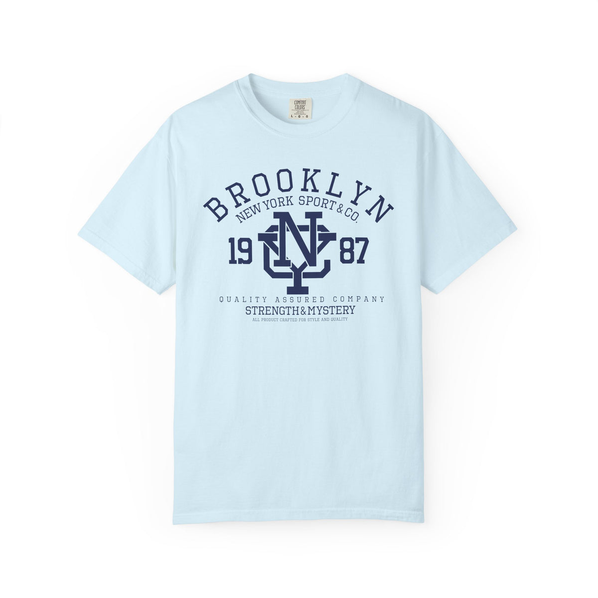 Brooklyn 1987 Athletic Logo Unisex Comfort Colors Garment-Dyed Heavyweight 100 Cotton Art Design T-Shirt w10