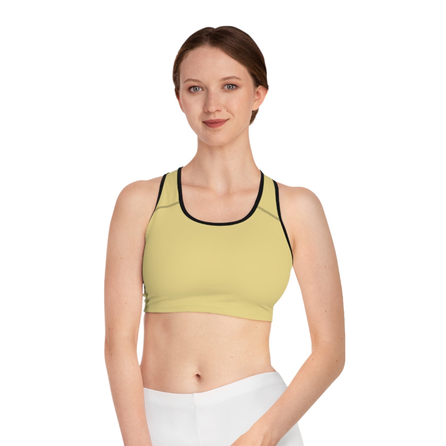 Yellow Color Sports Bra, Yellow Sports Bra 1