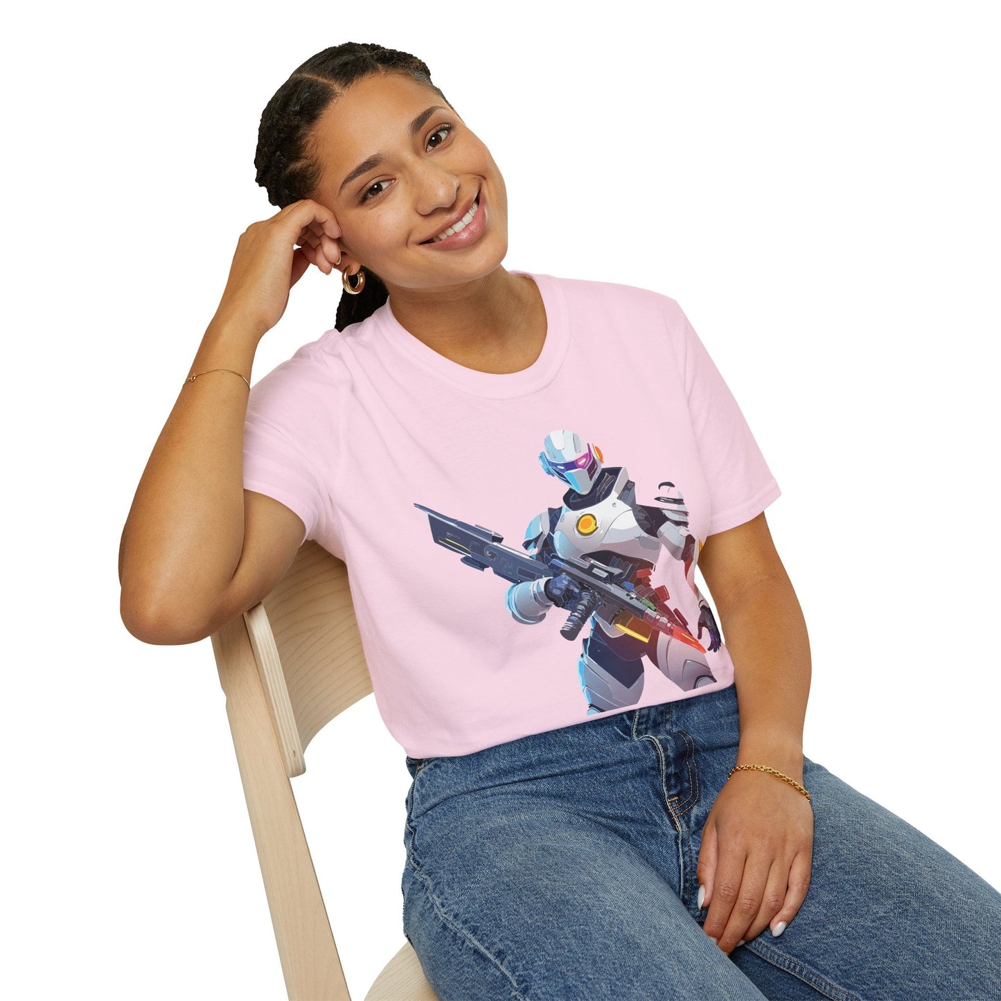 Unisex Robocop T Shirt Graphic With Classic Robocop Design Softstyle 100 Cotton Tee