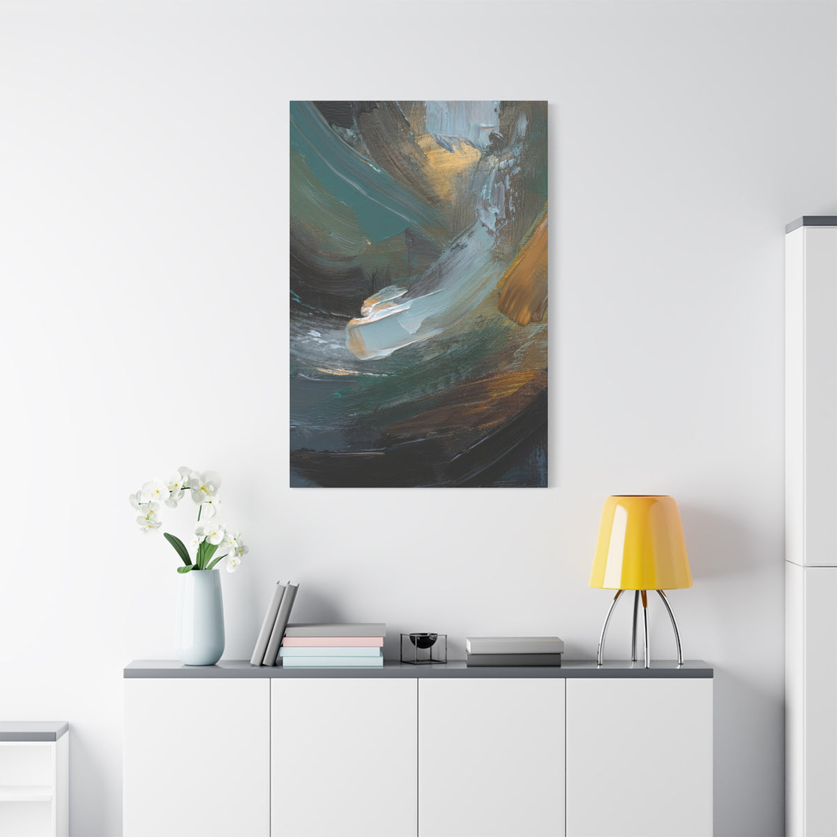 Abstract Oil Painting Print Canvas 20x24,20x30,24x30 24x32,24x36,30x40 32x48,36x48,40x60 Pine-Wood Inner Frame ABS-79