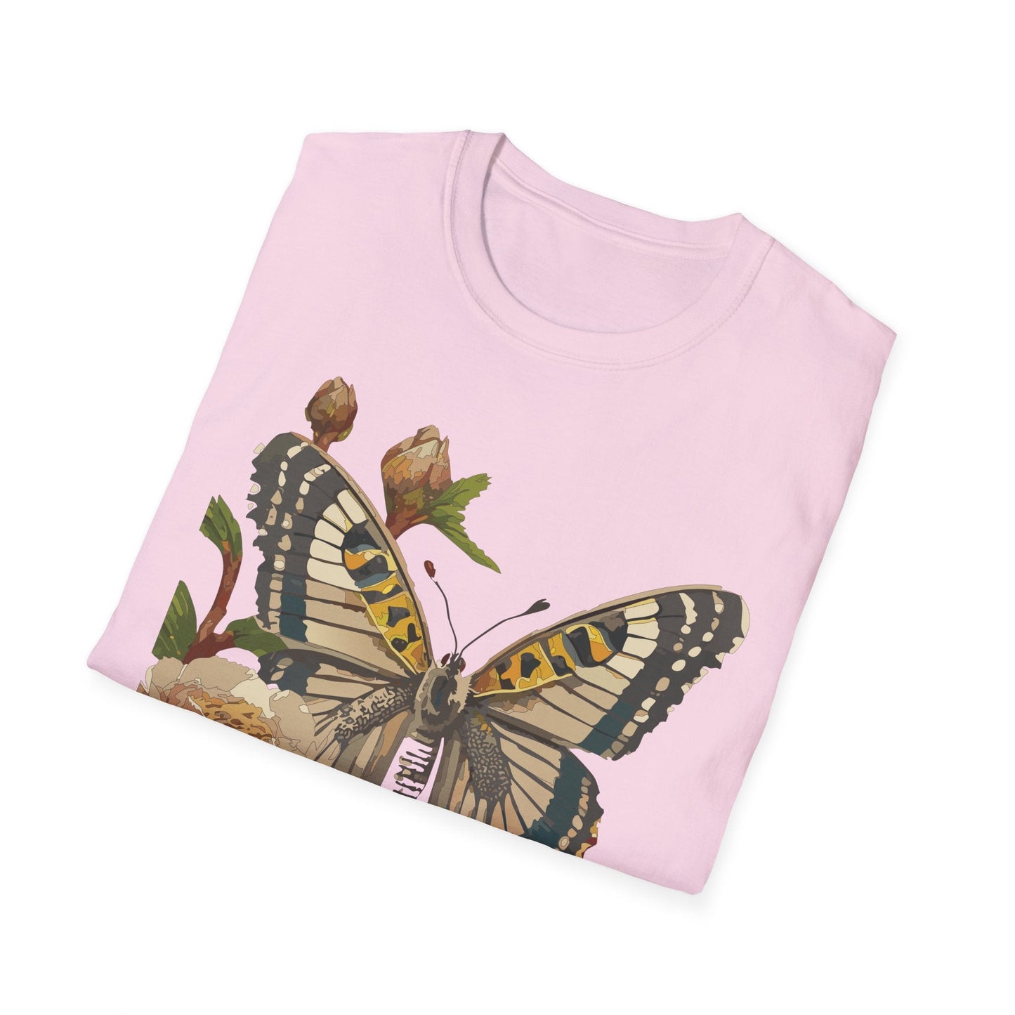 Butterfly Shirt Unisex T Shirt Monarch Butterfly Gildan Softstyle 64000 Cotton Tee