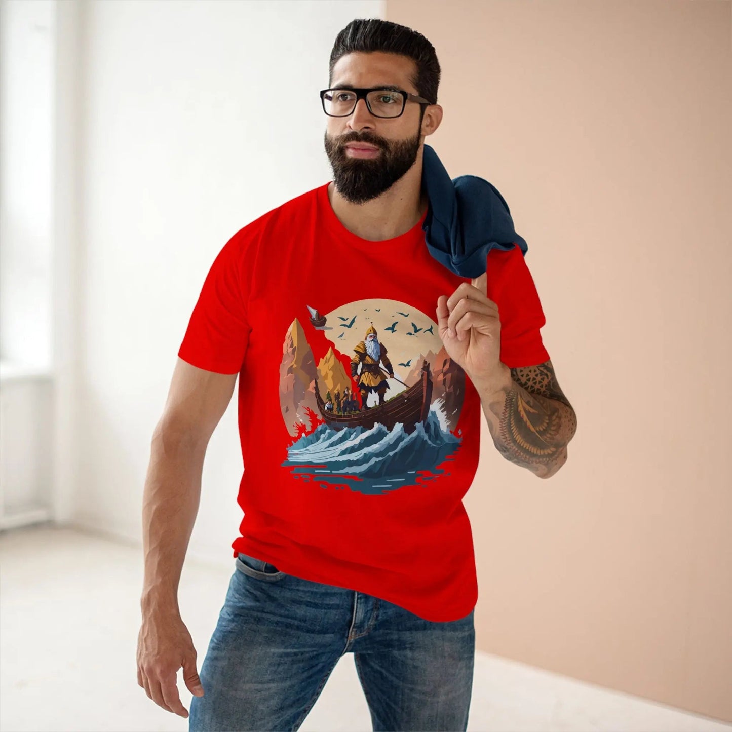 Viking Graphic Unisex 100 Cotton Staple Tee 31
