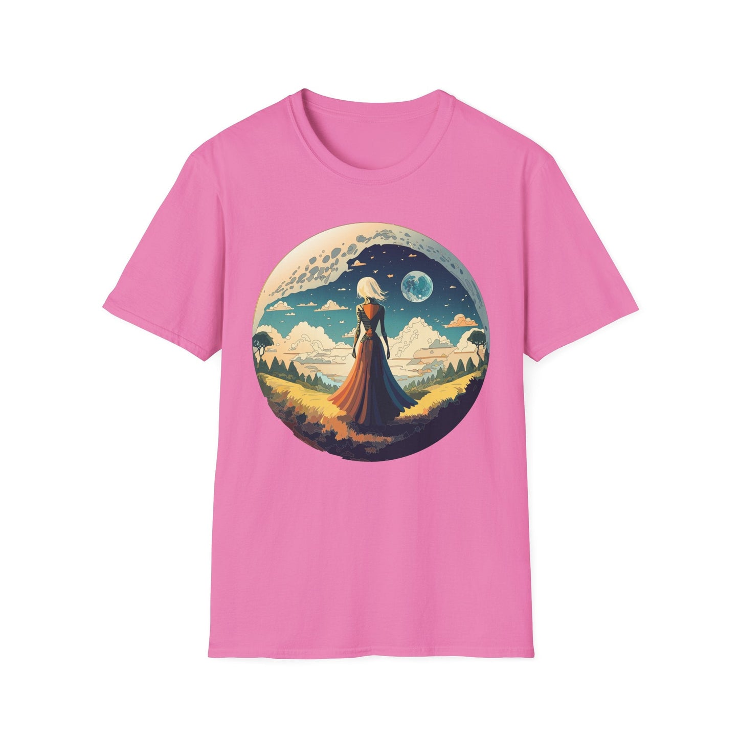 Womens Graphic T Shirts Art Design Tee Unisex Softstyle 64000 Cotton Tee Comfortable Everyday Wear