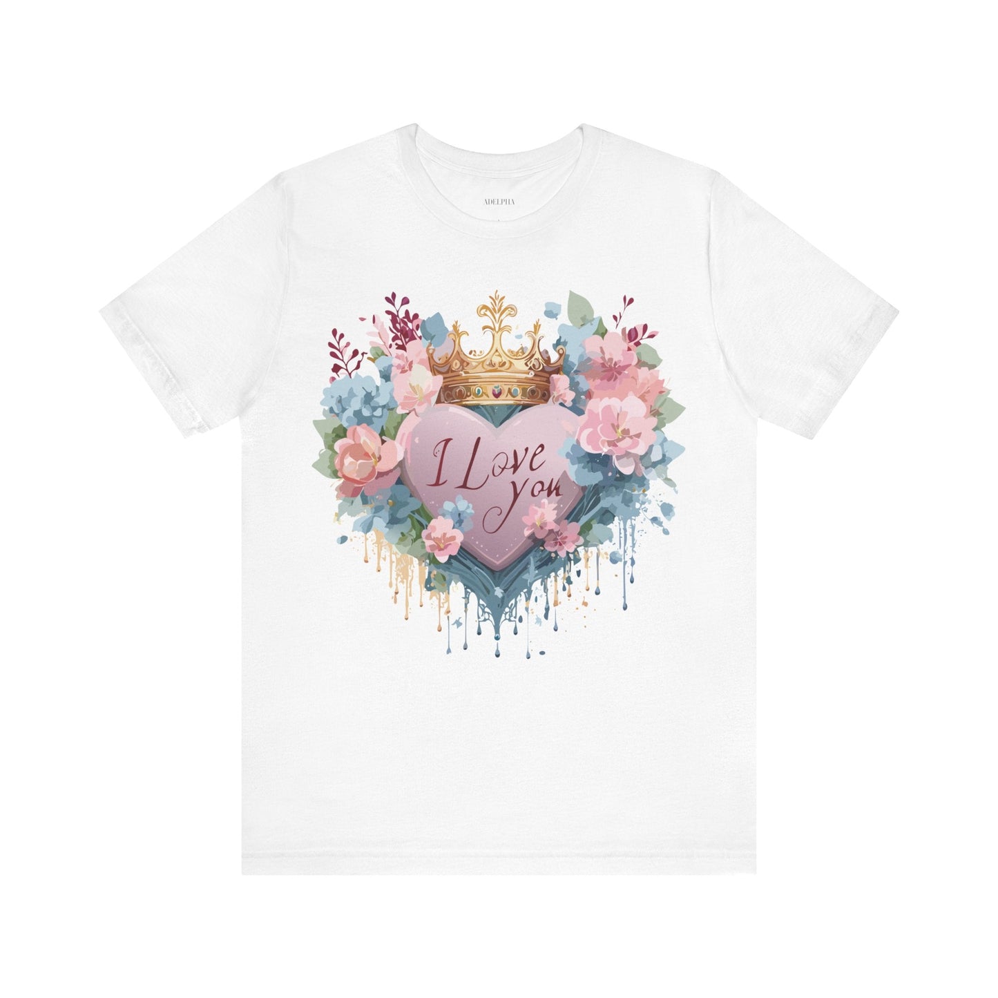 Valentine Graphic Tee Unisex Jersey Short Sleeve Vintage Inspired Art Design By Adelpha