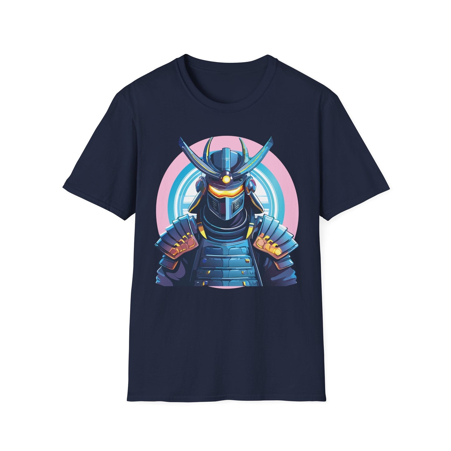 Samurai Shirt Unisex Gildan Softstyle 64000 Tee 100 Percent Ring Spun Cotton Breathable Lightweight