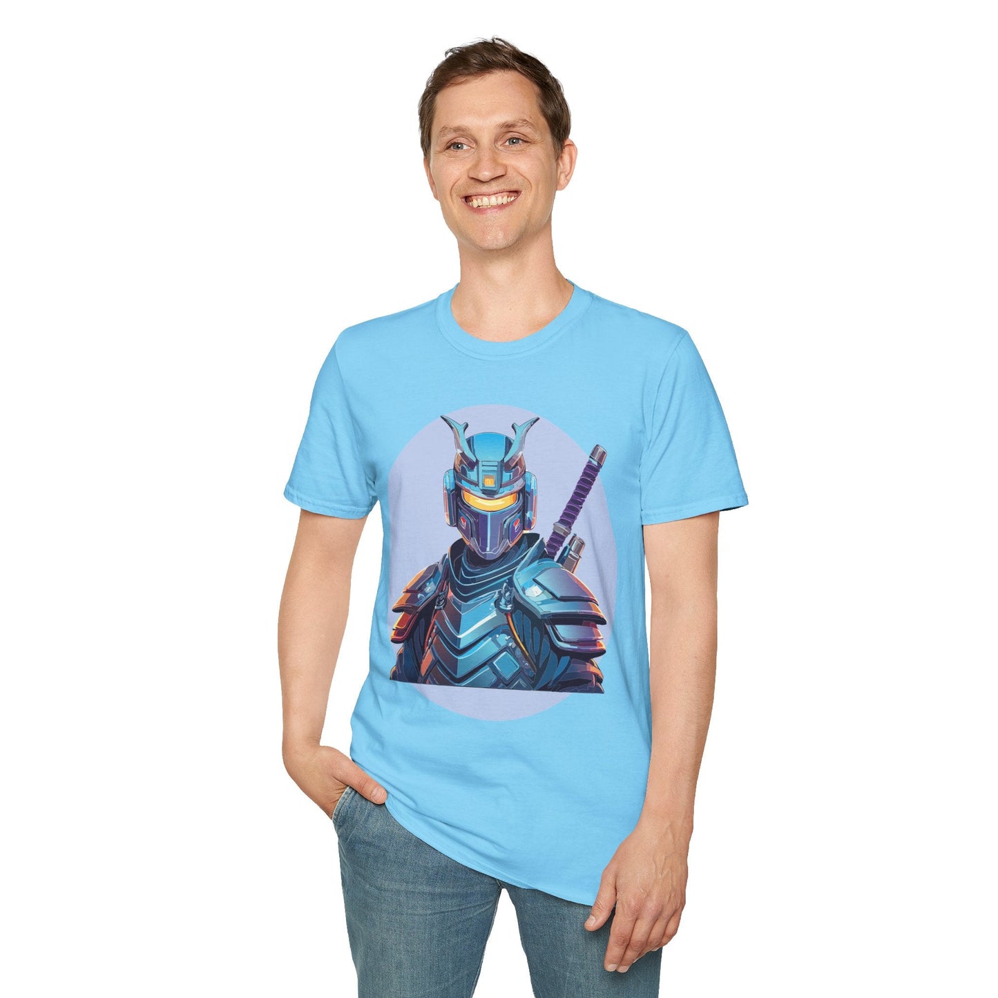 Samurai Shirt Unisex Softstyle Tee 64000 Gildan 100 Percent Ring Spun Cotton Comfort Fit