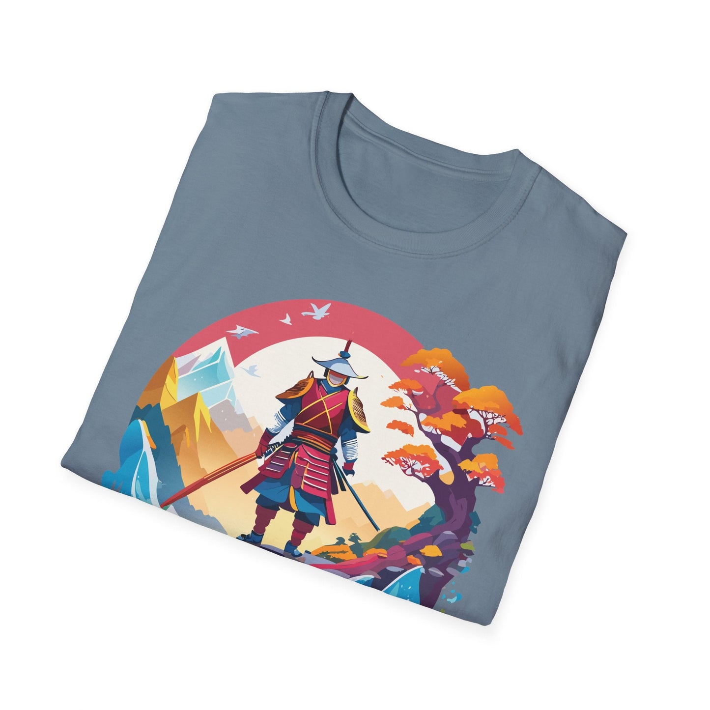 Samurai Shirt Gildan Softstyle 64000 Ring Spun Cotton Unisex Tee For Everyday Comfort