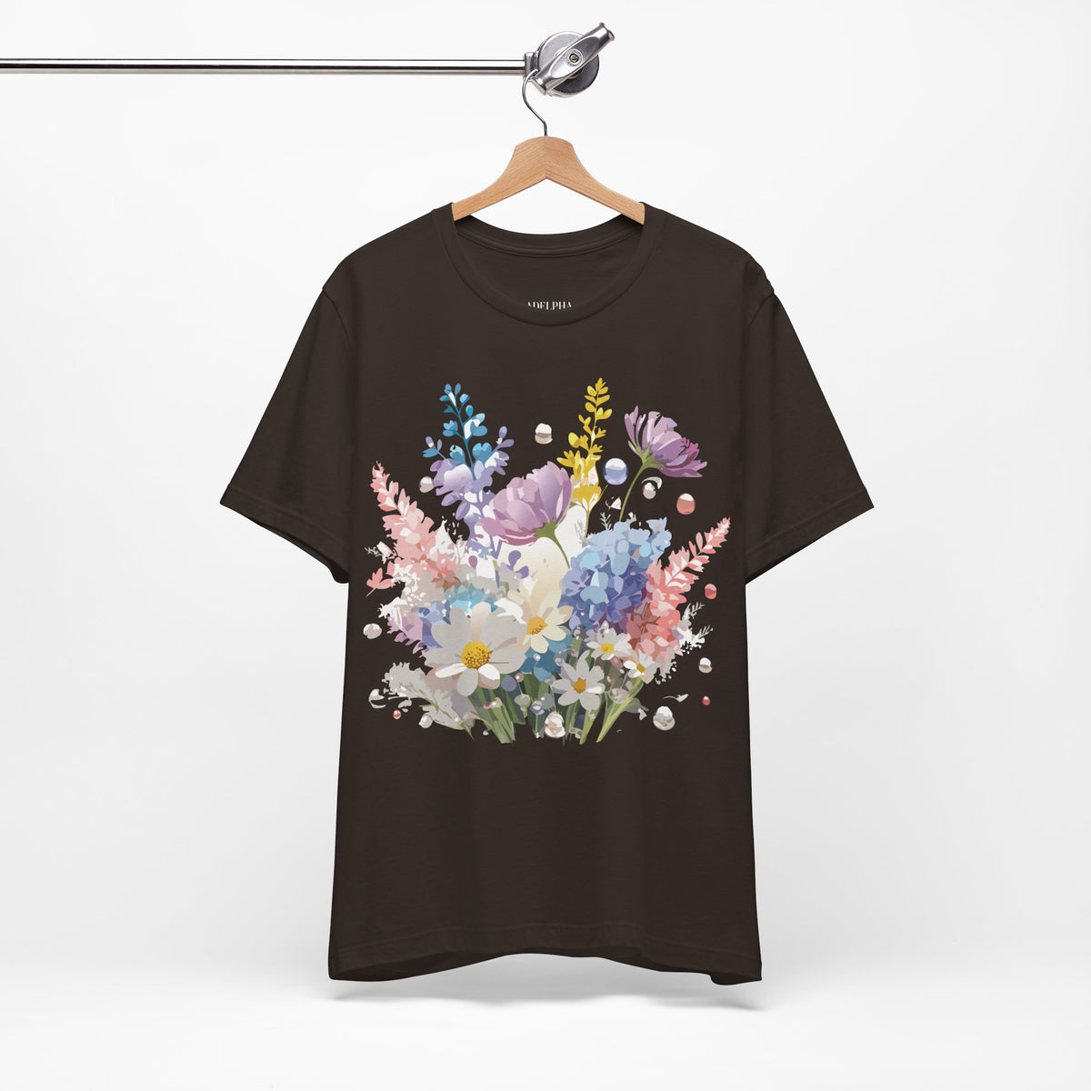 Floral Graphic Tee Shirt - Bella+Canvas Unisex 100 Cotton 14