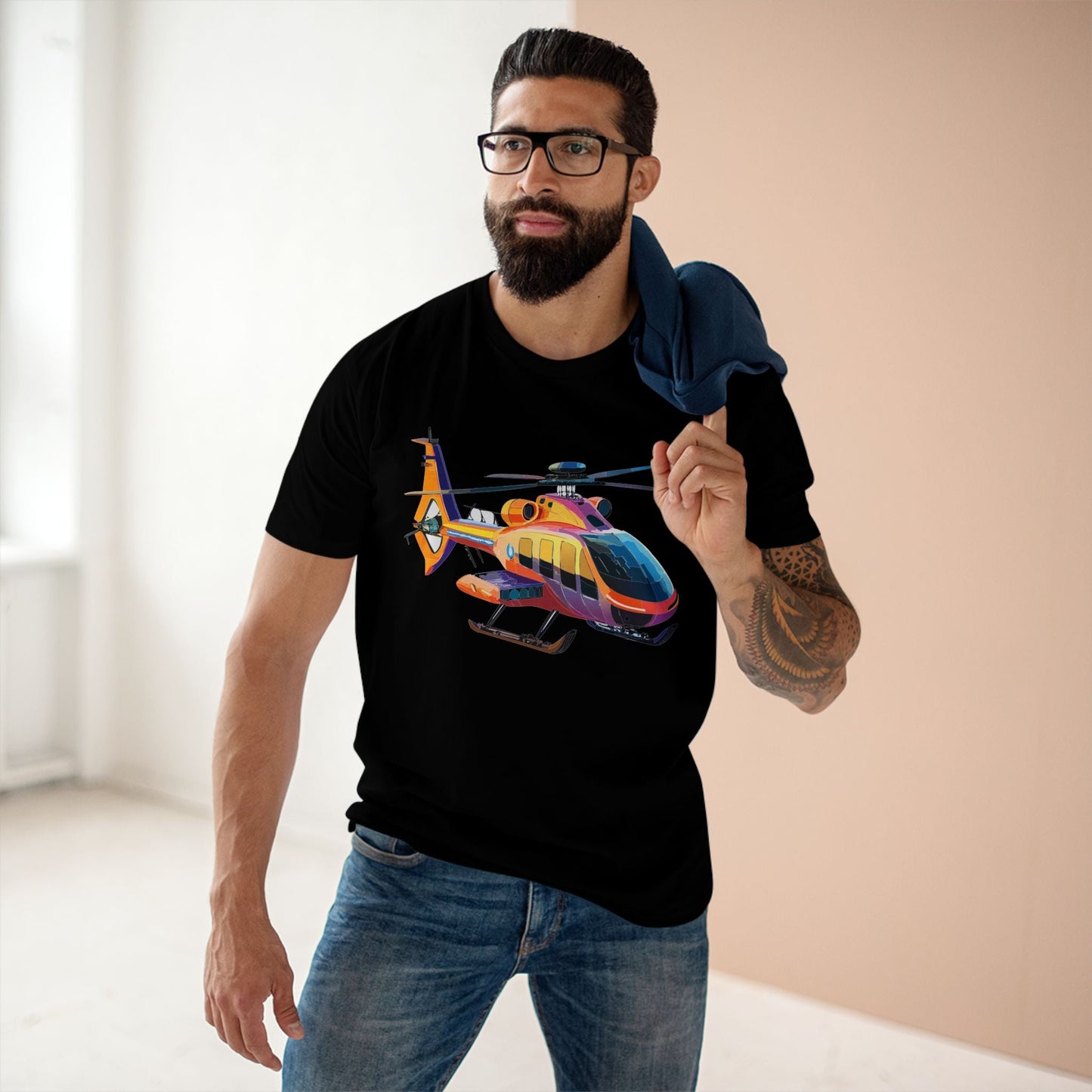Chopper Graphic Unisex 100 Cotton Staple Tee 17