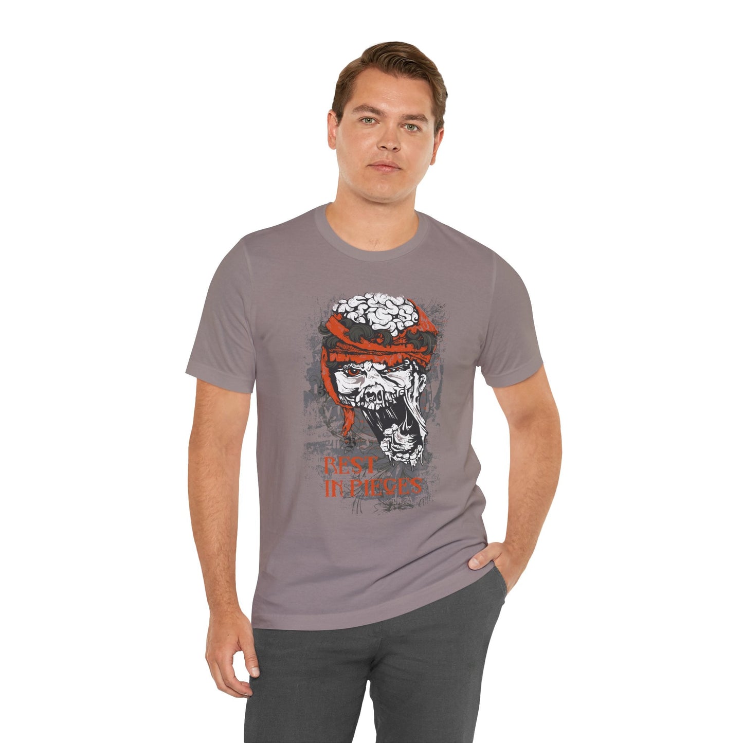 Skull Graphic Unisex Cotton T-Shirt r10