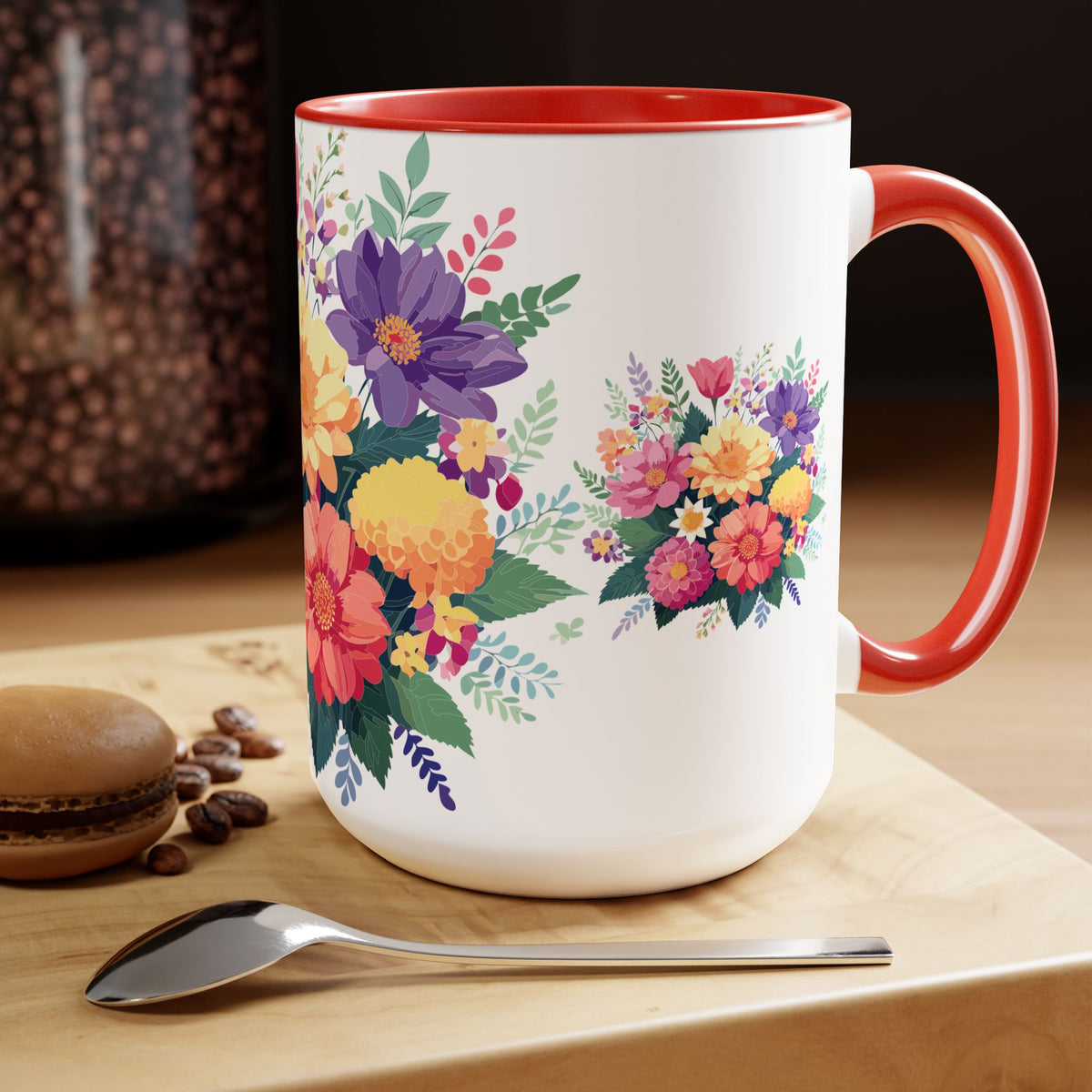 Floral Mug, Floral Cup
