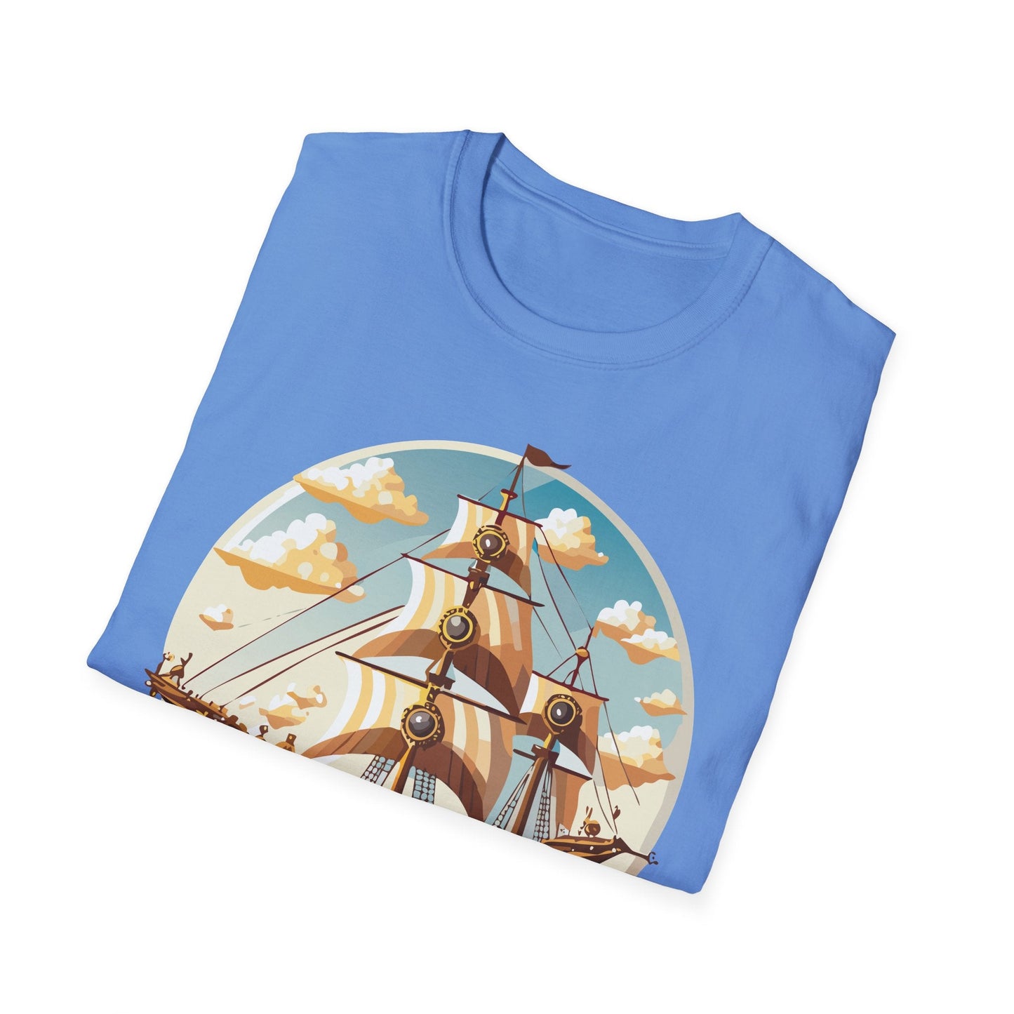 Ship T Shirt Frigate T Shirt Vessel Tee Gildan Softstyle 64000 Unisex Cotton Comfort