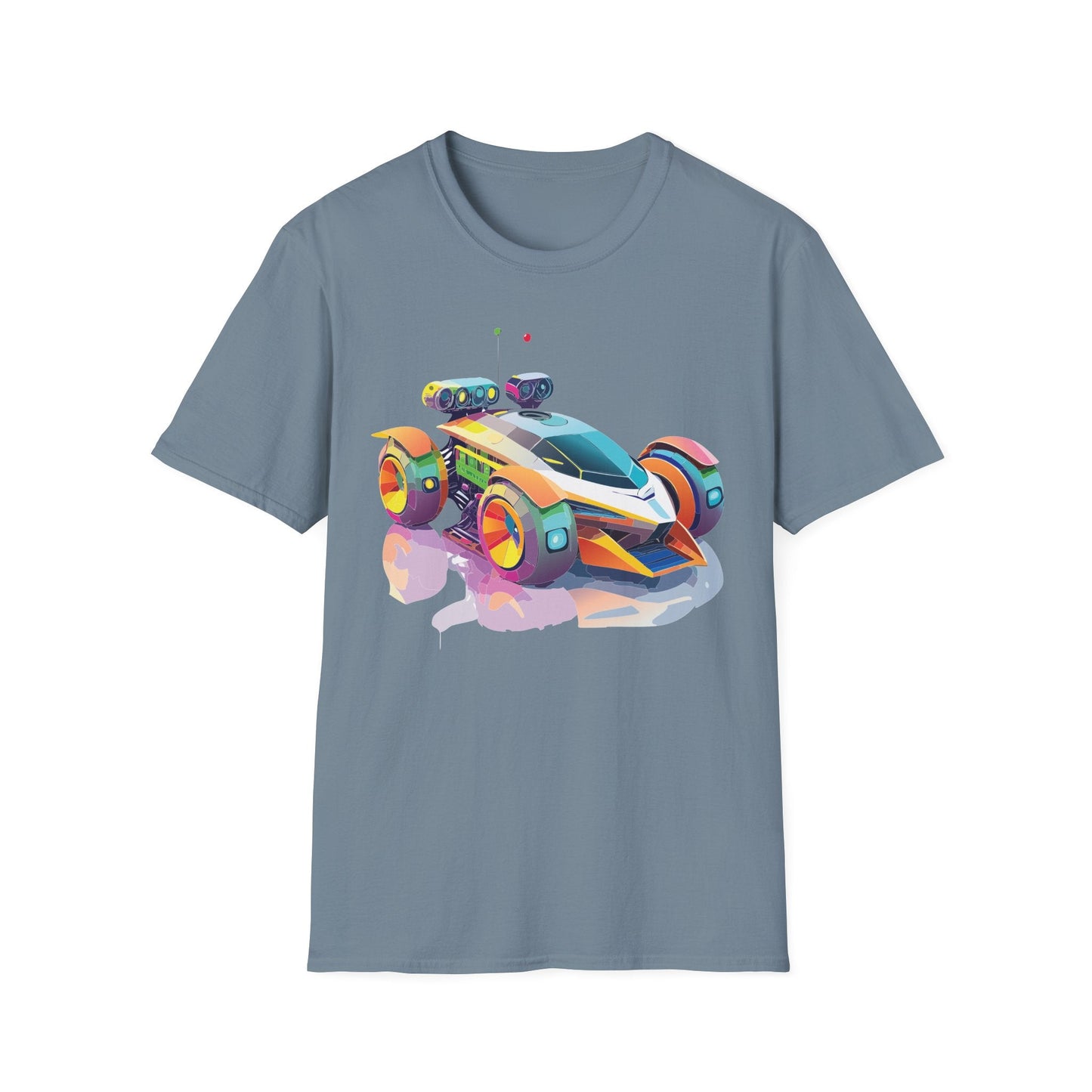 Car T Shirt Unisex Softstyle Tee With Cars Art Design Hot Wheels Edition Premium Cotton