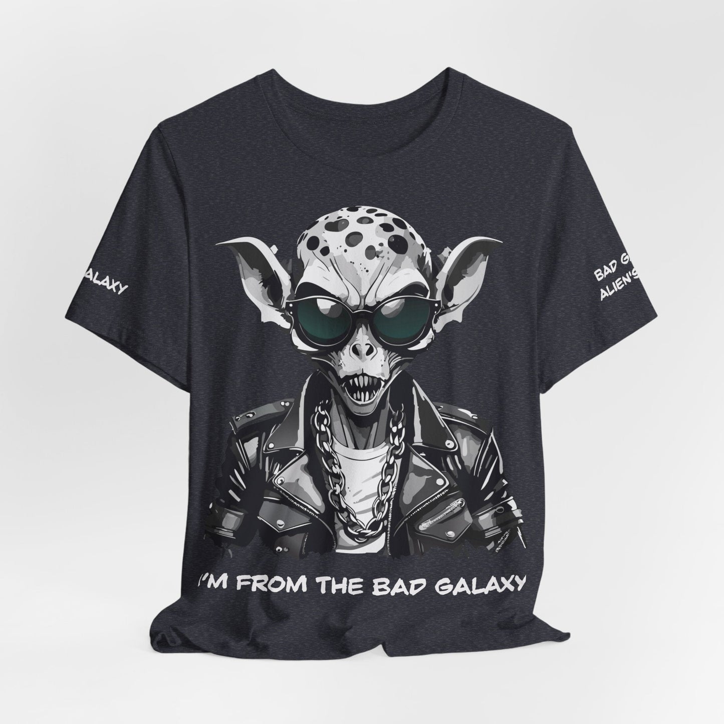Alien Tee Shirt From Bad Galaxy Made To Order Lightweight 100 Cotton Tee With Eco Inks Free Shipping