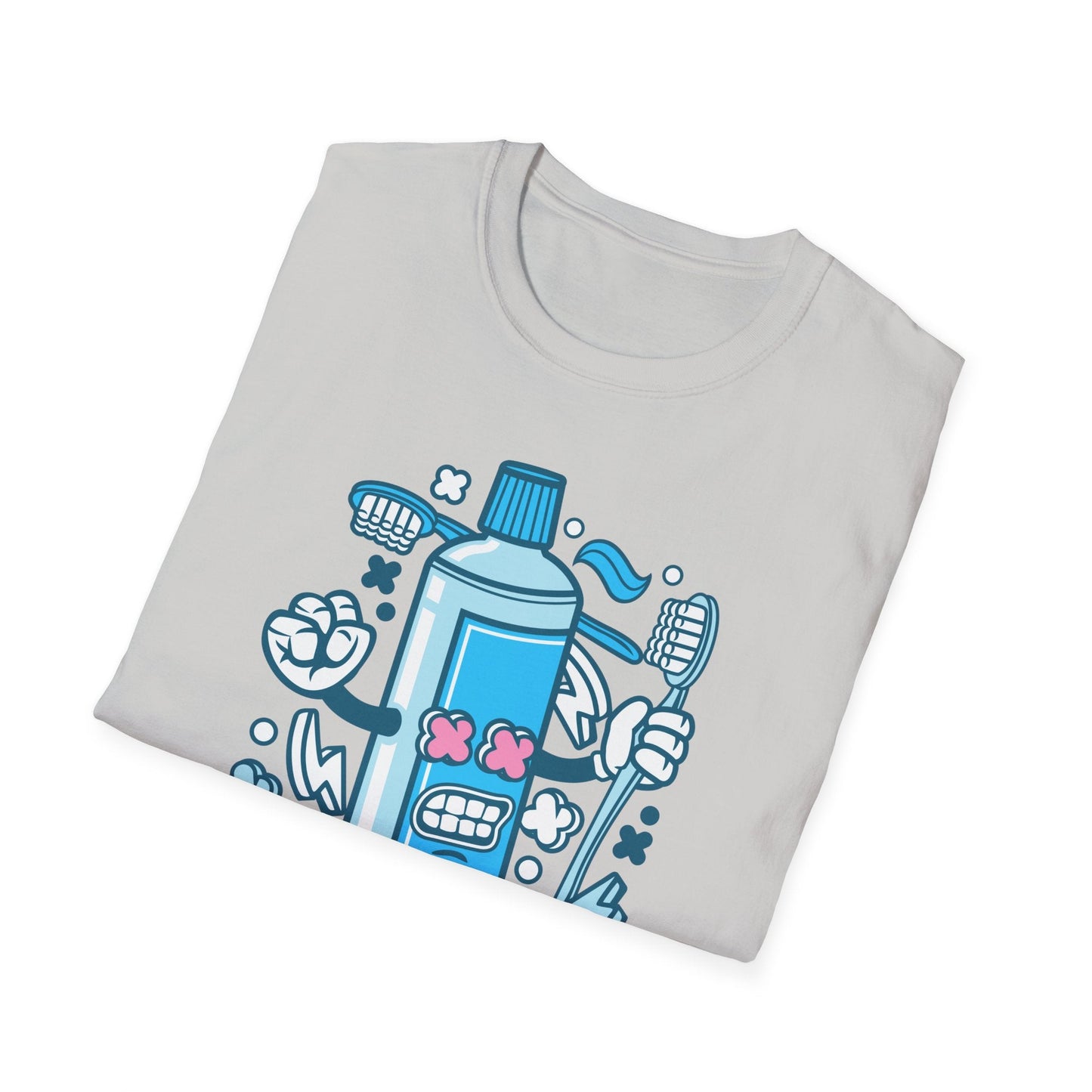 Cartoon Animation T Shirt Unisex Gildan Softstyle 64000 Tee With Fun Art Design Artwork