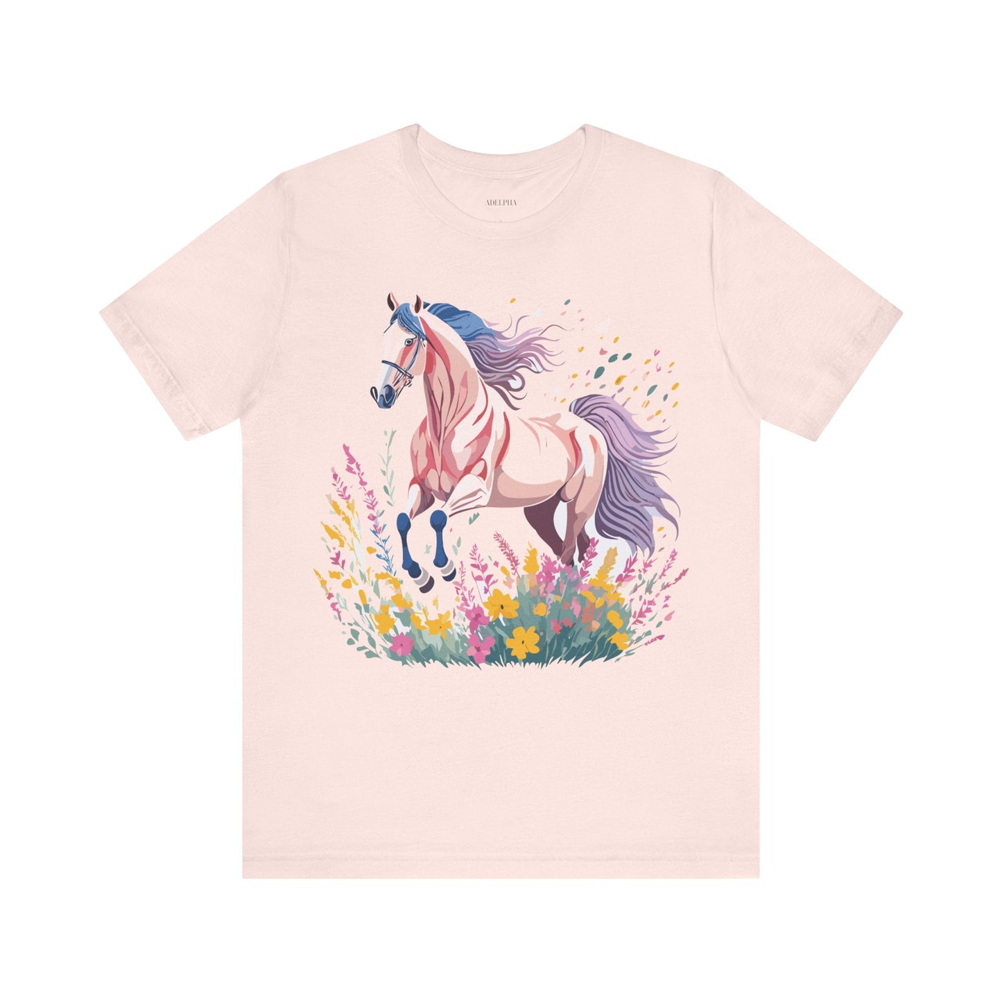 Horse Graphic Unisex 100 Cotton Vintage Animal Art T-Shirt 7
